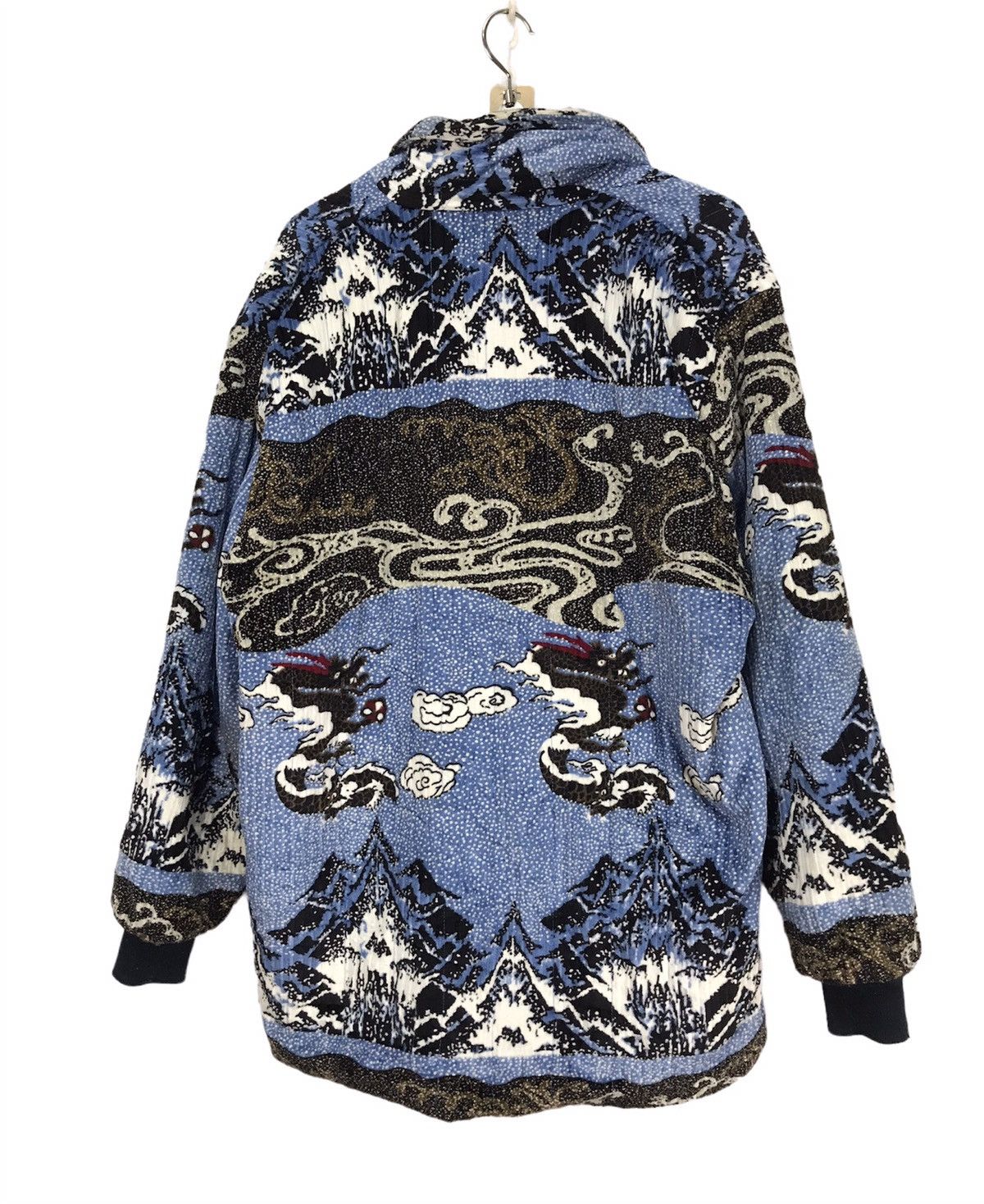 Japanese Brand × Other Hoka-hoka art fullprint velvet button up kimono style jacket Size US XL / EU 56 / 4 - 2 Thumbnail
