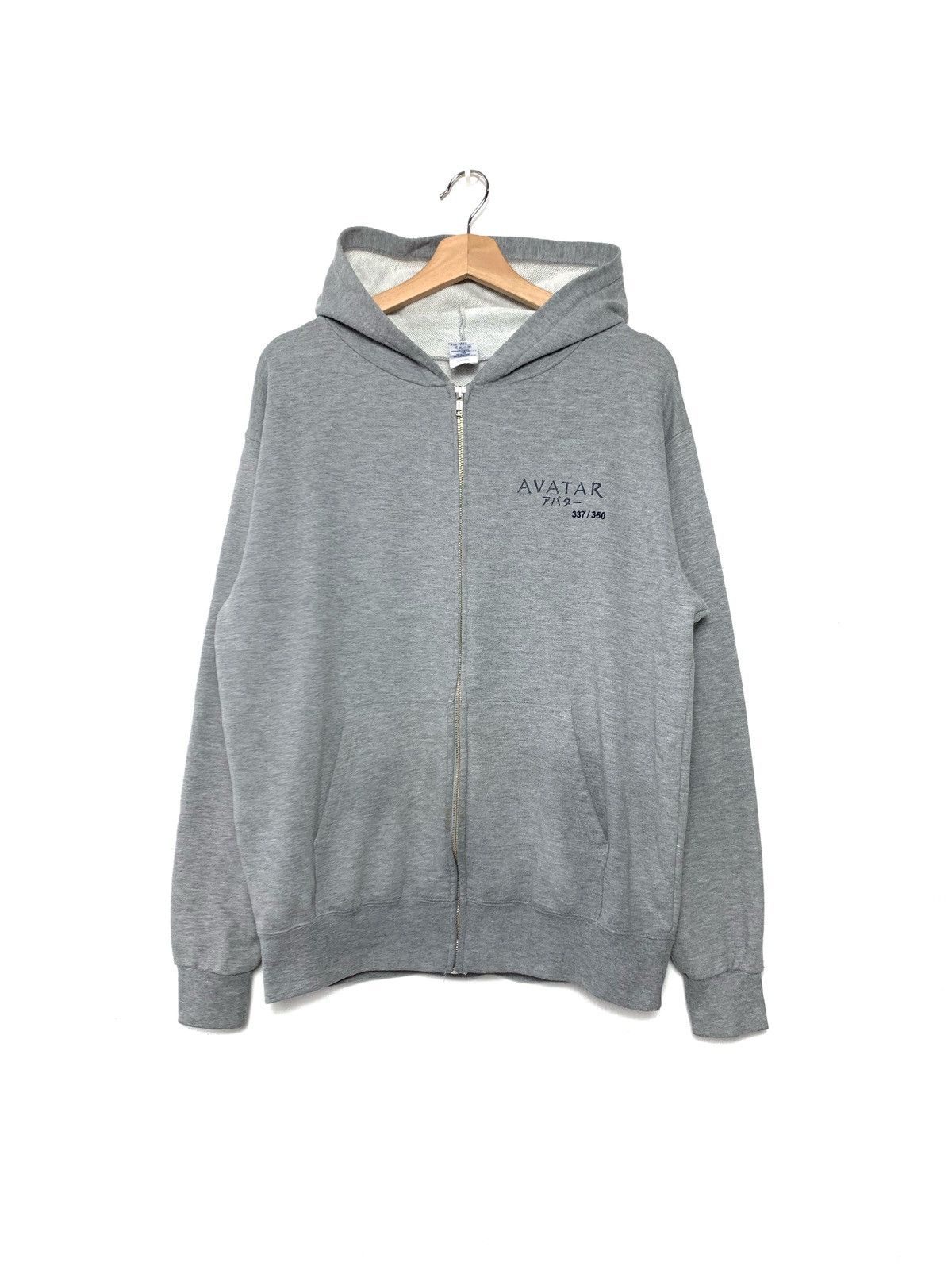 Vintage Avatar Spellout Zip Up Hoodies Size US L / EU 52-54 / 3 - 3 Thumbnail