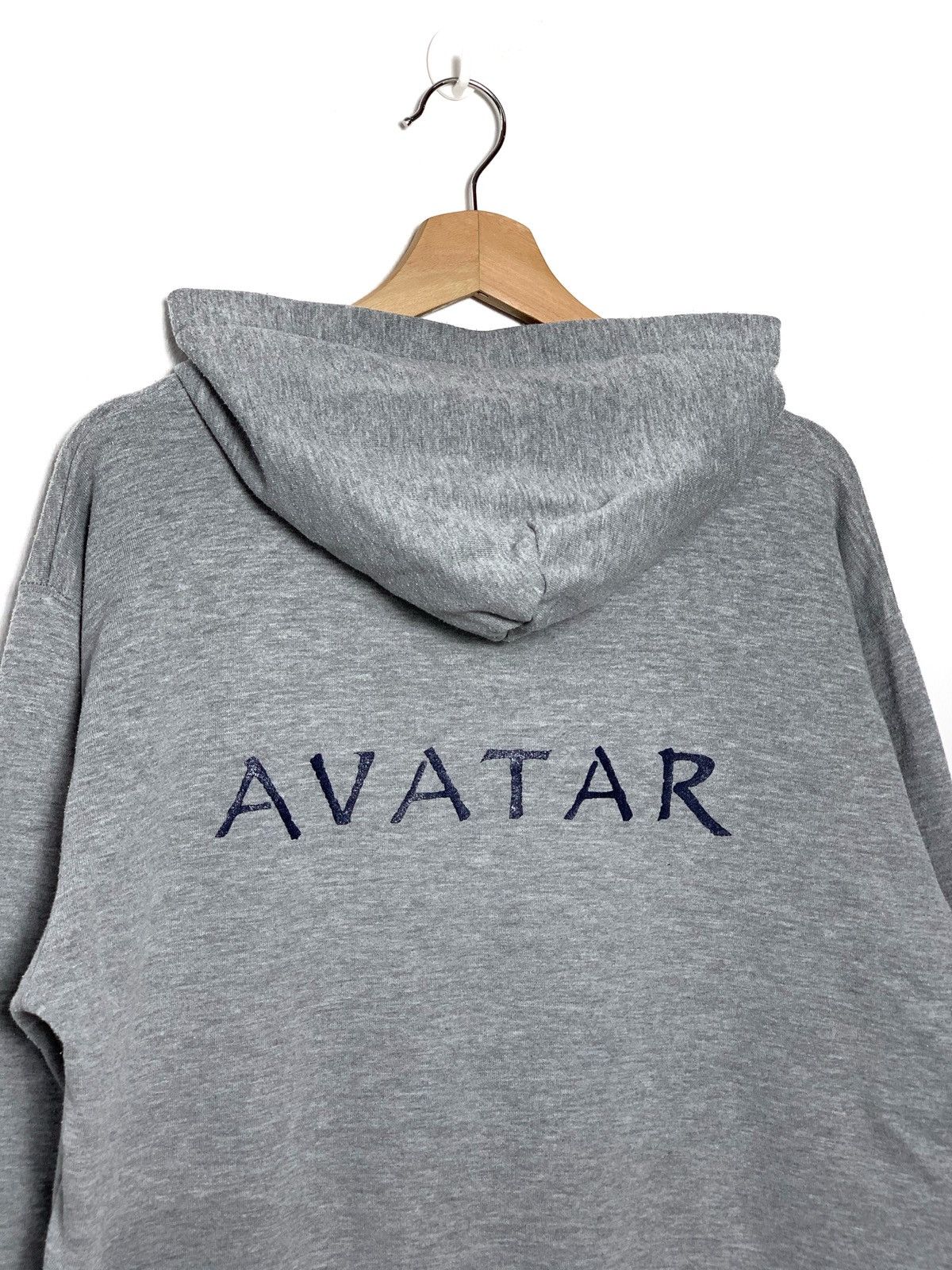 Vintage Avatar Spellout Zip Up Hoodies Size US L / EU 52-54 / 3 - 1 Thumbnail