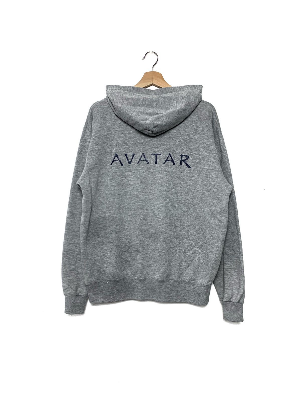 Vintage Avatar Spellout Zip Up Hoodies Size US L / EU 52-54 / 3 - 2 Thumbnail