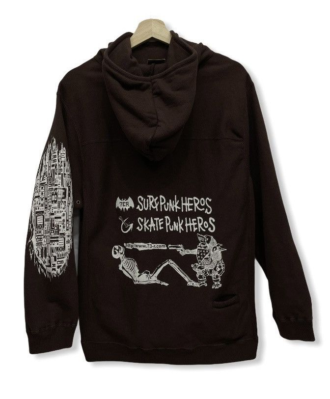 Japanese Brand X973 Surf Skate Punk Heros Hoodie Sweater Size US M / EU 48-50 / 2 - 2 Thumbnail