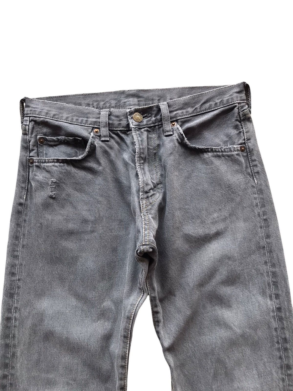 Japanese Brand RNA SLANG Japan Made Grey Tie-Dye Denim Jeans Size US 29 - 2 Thumbnail