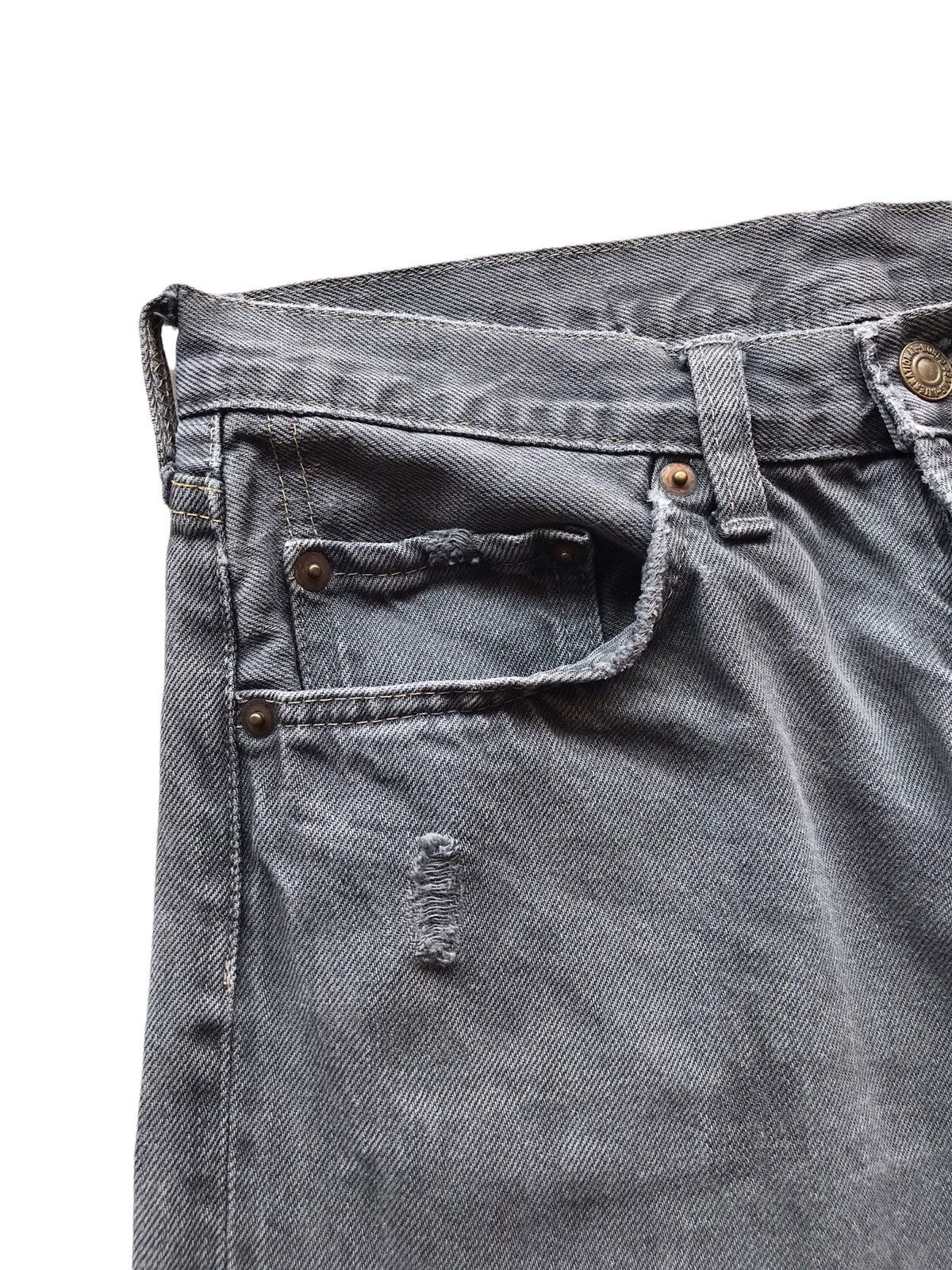 Japanese Brand RNA SLANG Japan Made Grey Tie-Dye Denim Jeans Size US 29 - 3 Thumbnail