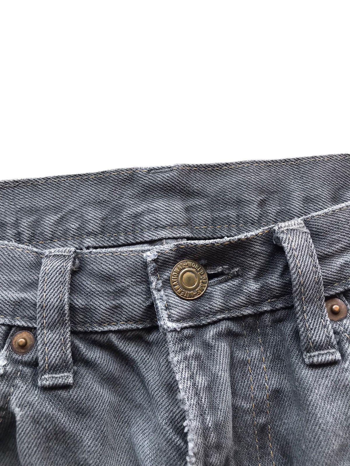 Japanese Brand RNA SLANG Japan Made Grey Tie-Dye Denim Jeans Size US 29 - 4 Thumbnail