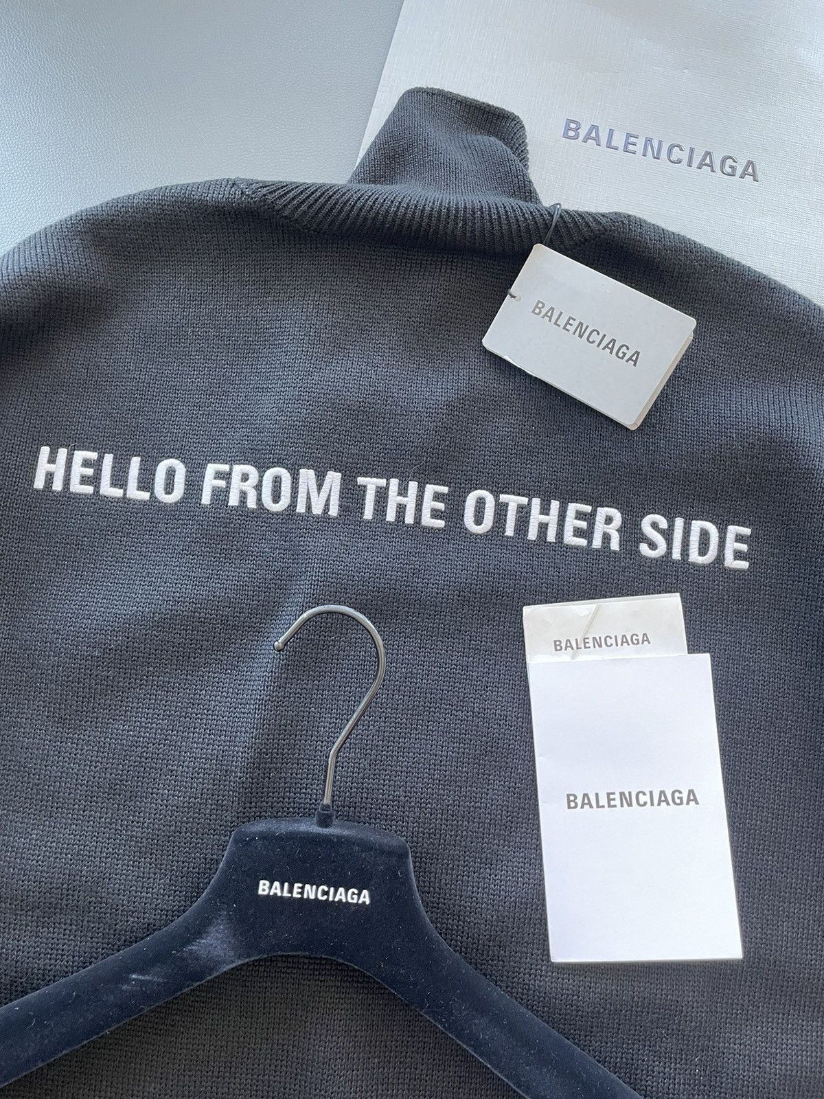 Balenciaga Super Runway Alien 👽 Balenciaga Sweater Brand New Rare Size US XL / EU 56 / 4 - 4 Thumbnail
