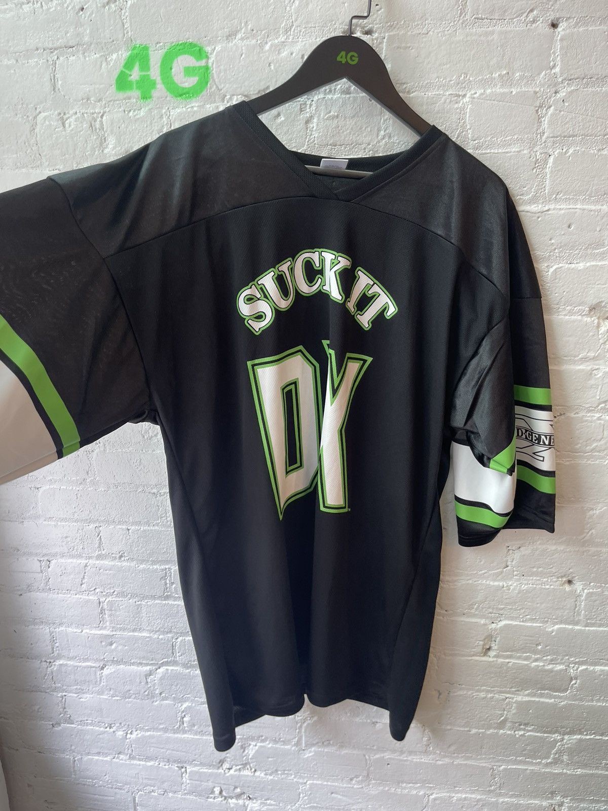Vintage × WWF Vintage 2000s WWF SUCK IT 69 ! DEGENERATION X Jersey Shirt Size US XXL / EU 58 / 5 - 2 Thumbnail