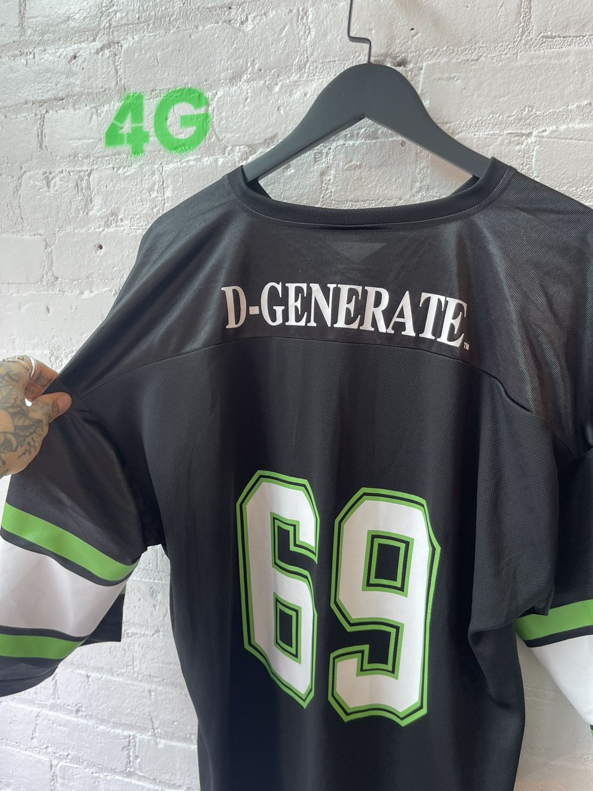Vintage × WWF Vintage 2000s WWF SUCK IT 69 ! DEGENERATION X Jersey Shirt Size US XXL / EU 58 / 5 - 6 Thumbnail