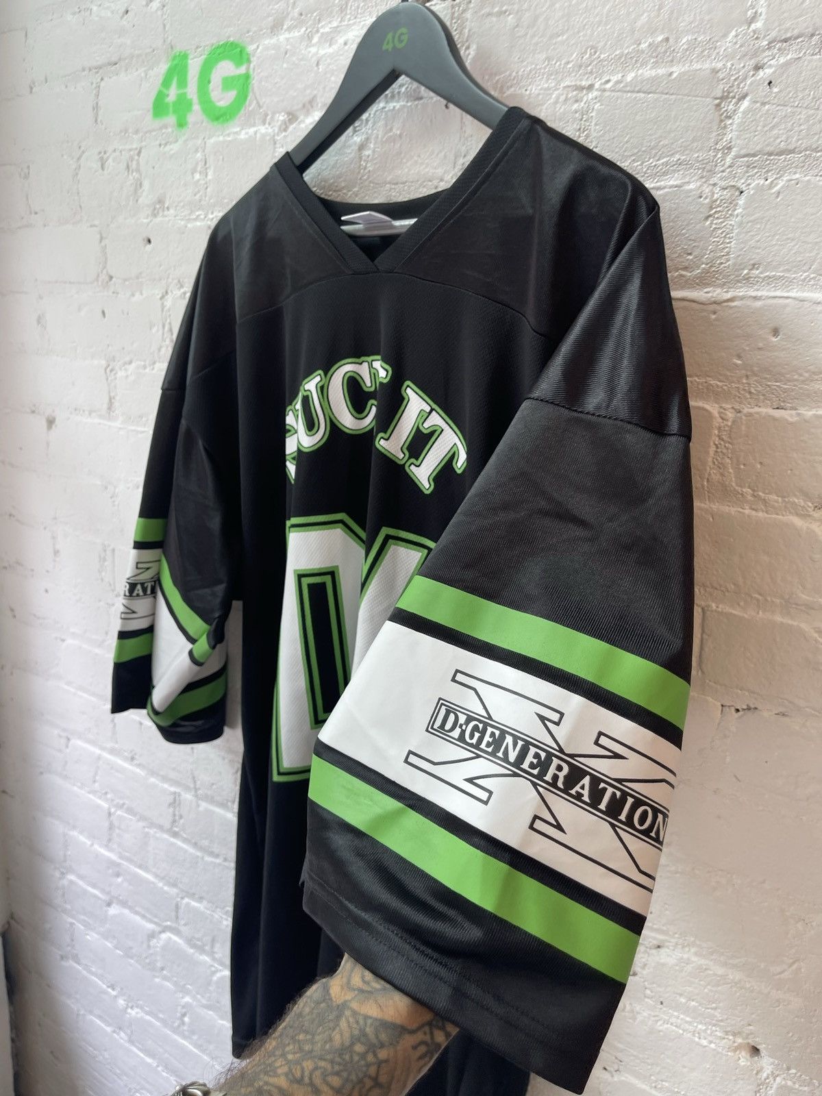 Vintage × WWF Vintage 2000s WWF SUCK IT 69 ! DEGENERATION X Jersey Shirt Size US XXL / EU 58 / 5 - 3 Thumbnail