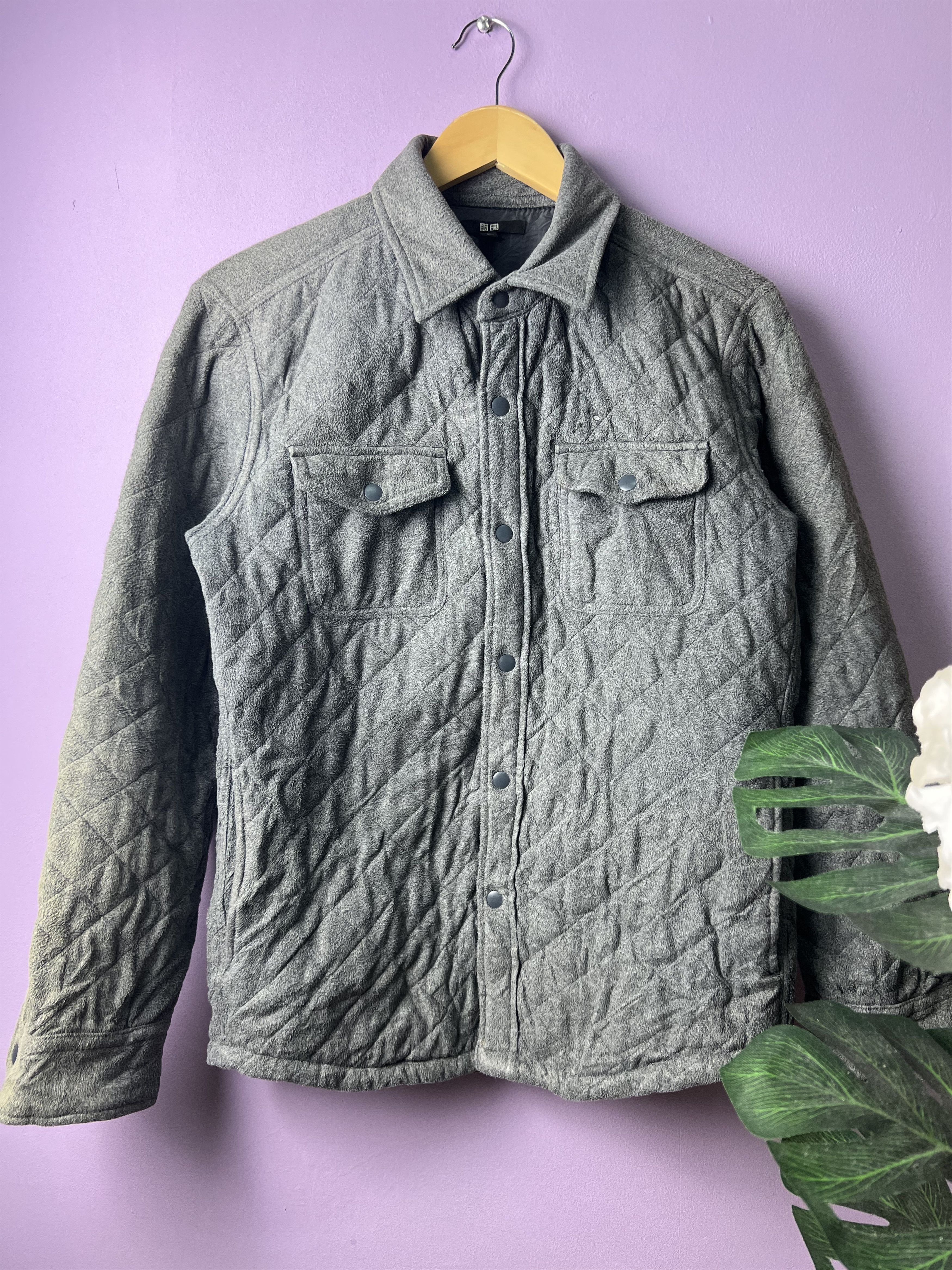 Japanese Brand 🔥Sun Faded Uniqlo Quilted Jackets Size US S / EU 44-46 / 1 - 2 Thumbnail