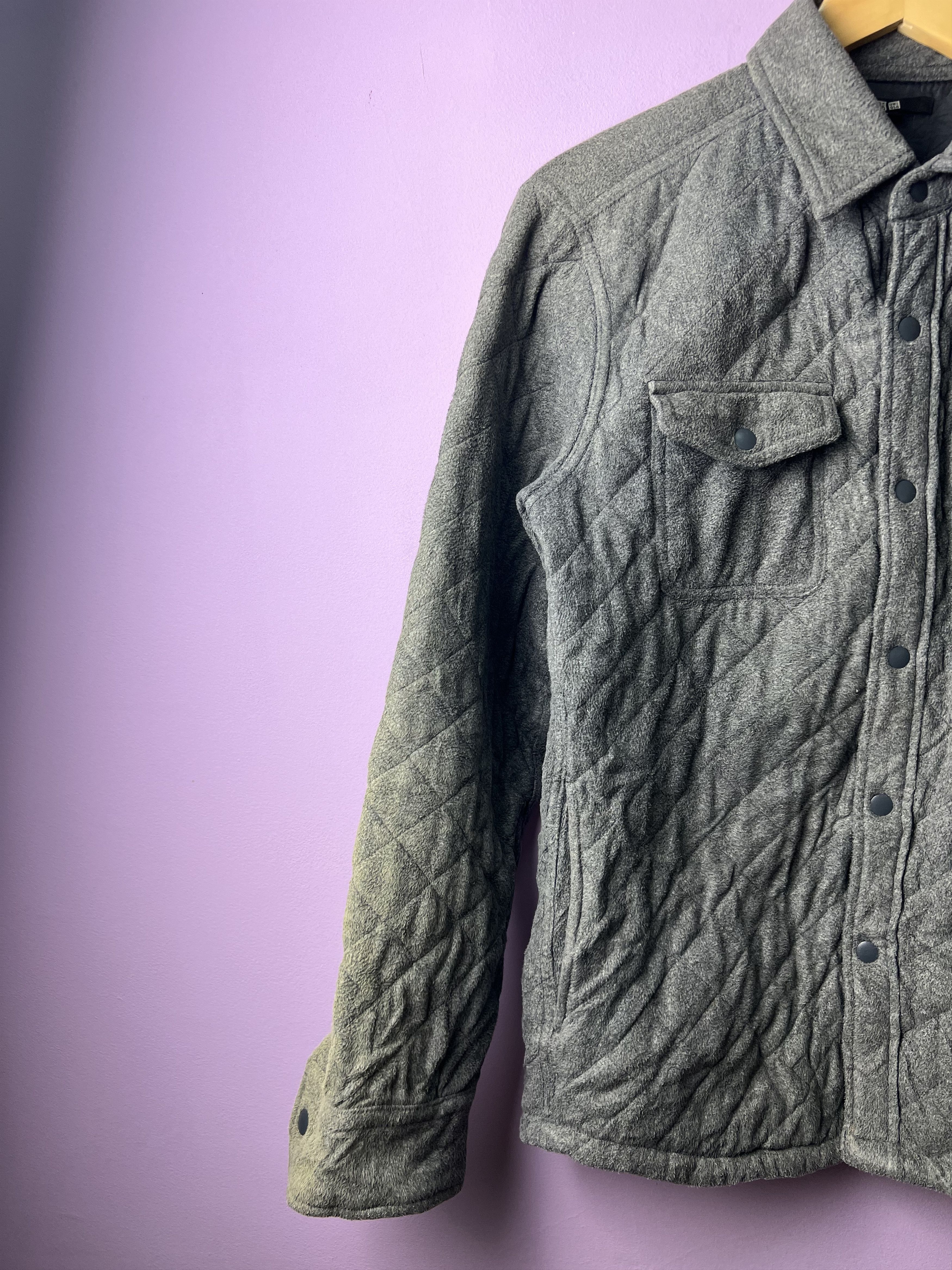 Japanese Brand 🔥Sun Faded Uniqlo Quilted Jackets Size US S / EU 44-46 / 1 - 4 Thumbnail