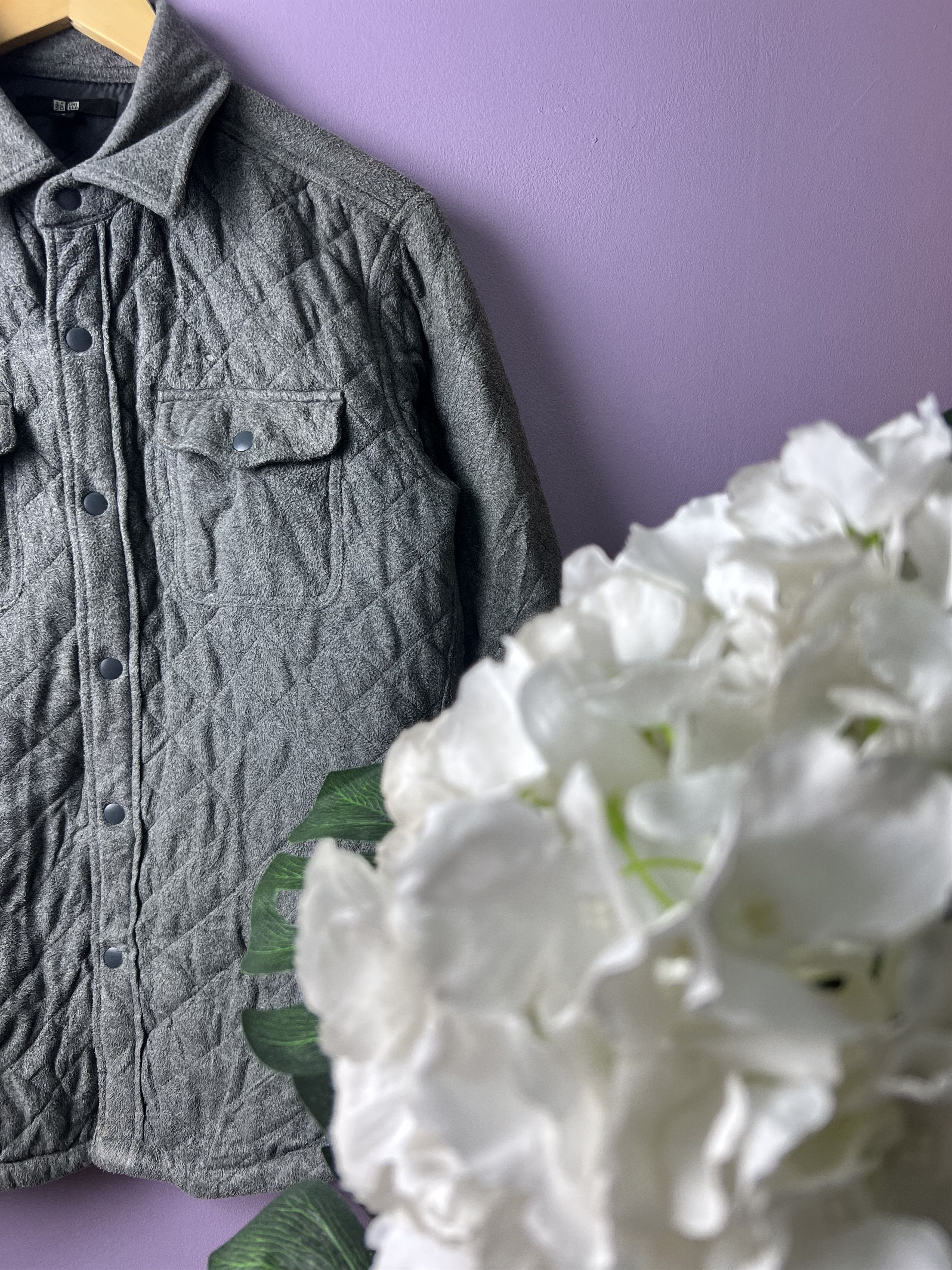 Japanese Brand 🔥Sun Faded Uniqlo Quilted Jackets Size US S / EU 44-46 / 1 - 5 Thumbnail