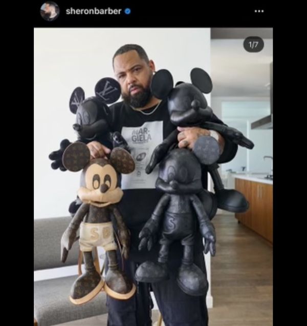 Sheron Barber X Louis Vuitton Mickey mouse bags will be released