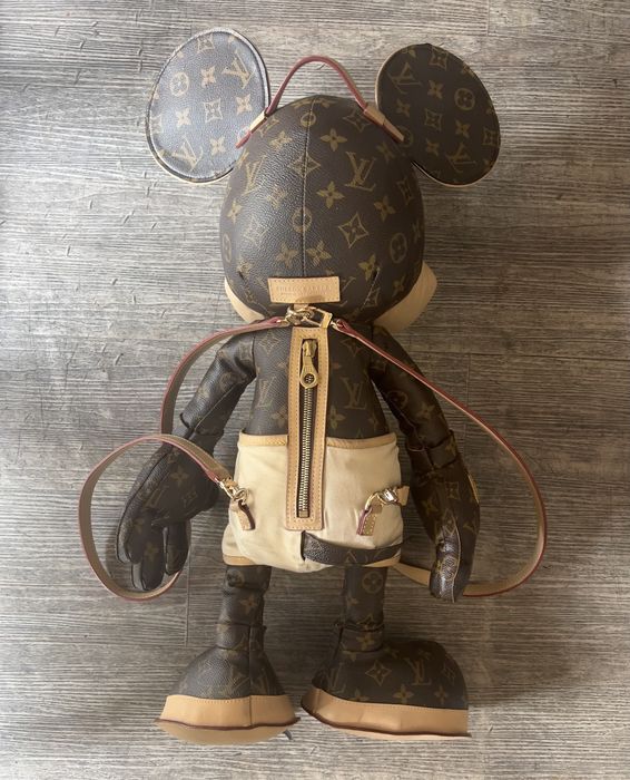 Louis Vuitton Mickey Mouse Plush Backpack