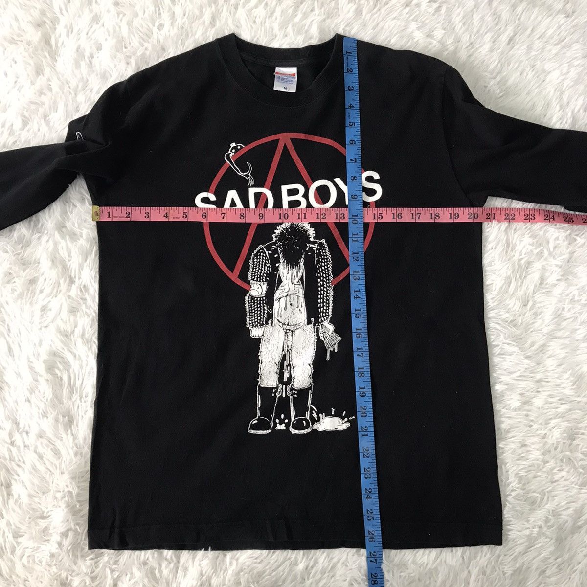 Sad Boys 💥Steals💥Rare Sad Boys Printed Sex Long Sleeve Tee Size US M / EU 48-50 / 2 - 17 Thumbnail