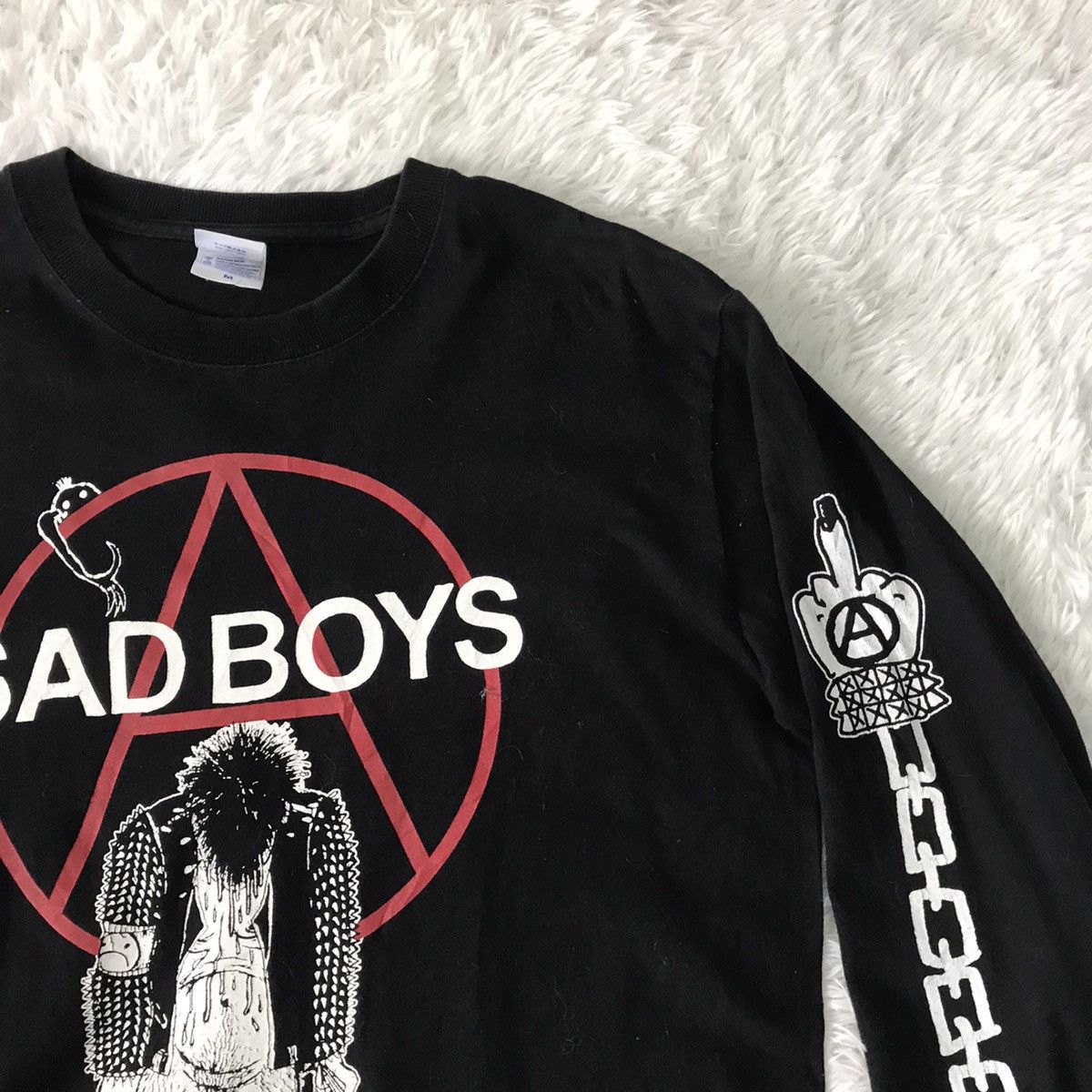 Sad Boys 💥Steals💥Rare Sad Boys Printed Sex Long Sleeve Tee Size US M / EU 48-50 / 2 - 5 Thumbnail