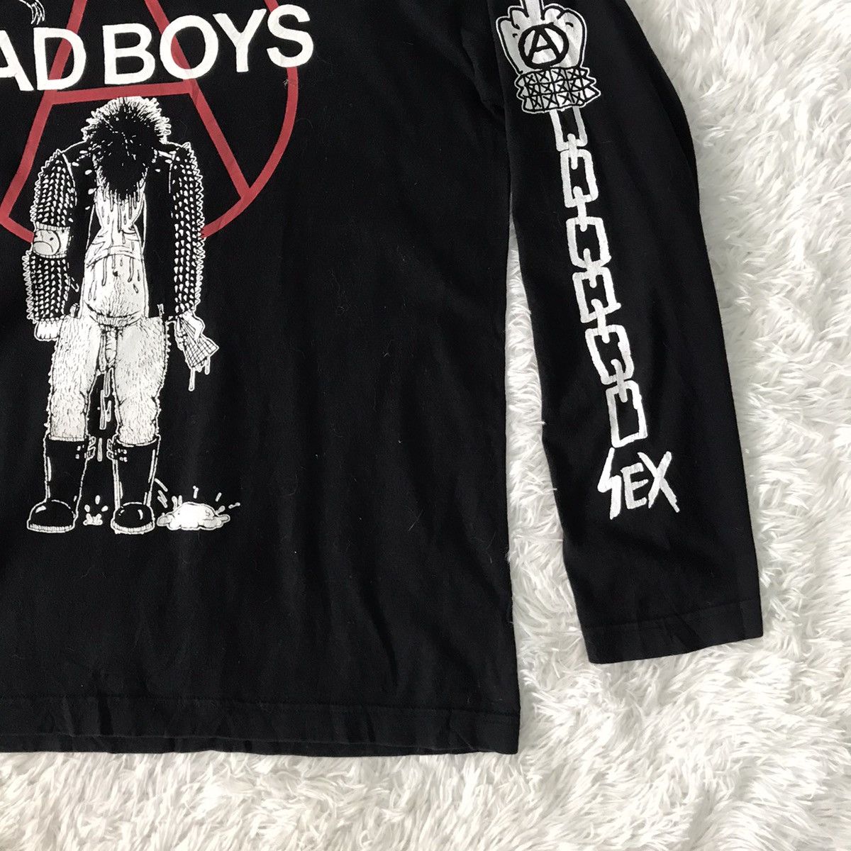 Sad Boys 💥Steals💥Rare Sad Boys Printed Sex Long Sleeve Tee Size US M / EU 48-50 / 2 - 4 Thumbnail