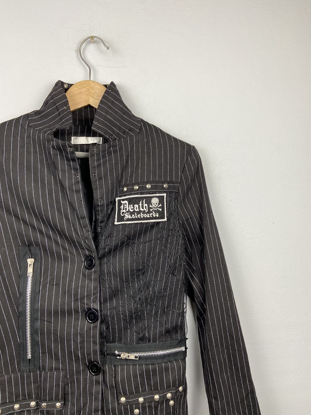 Japanese Brand Acdc Rag Japanese Brand Death Skateboard Coat Jackets Size S / US 4 / IT 40 - 6 Thumbnail