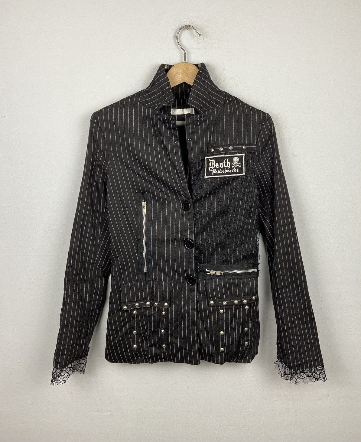 Japanese Brand Acdc Rag Japanese Brand Death Skateboard Coat Jackets Size S / US 4 / IT 40 - 1 Thumbnail