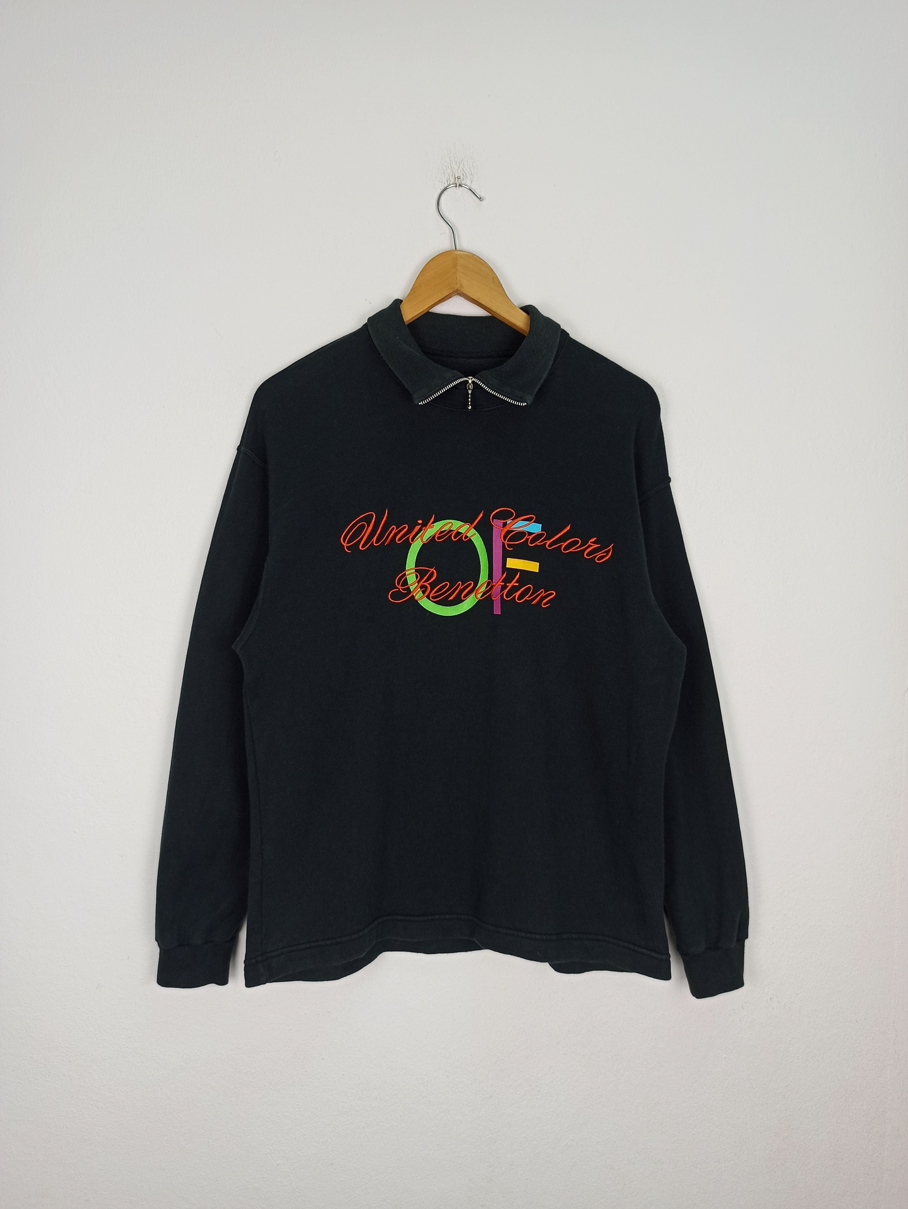 United Colors Of Benetton United Colour of Benetton Sweatshirt Logo embroidery (c40) Size US L / EU 52-54 / 3 - 1 Thumbnail