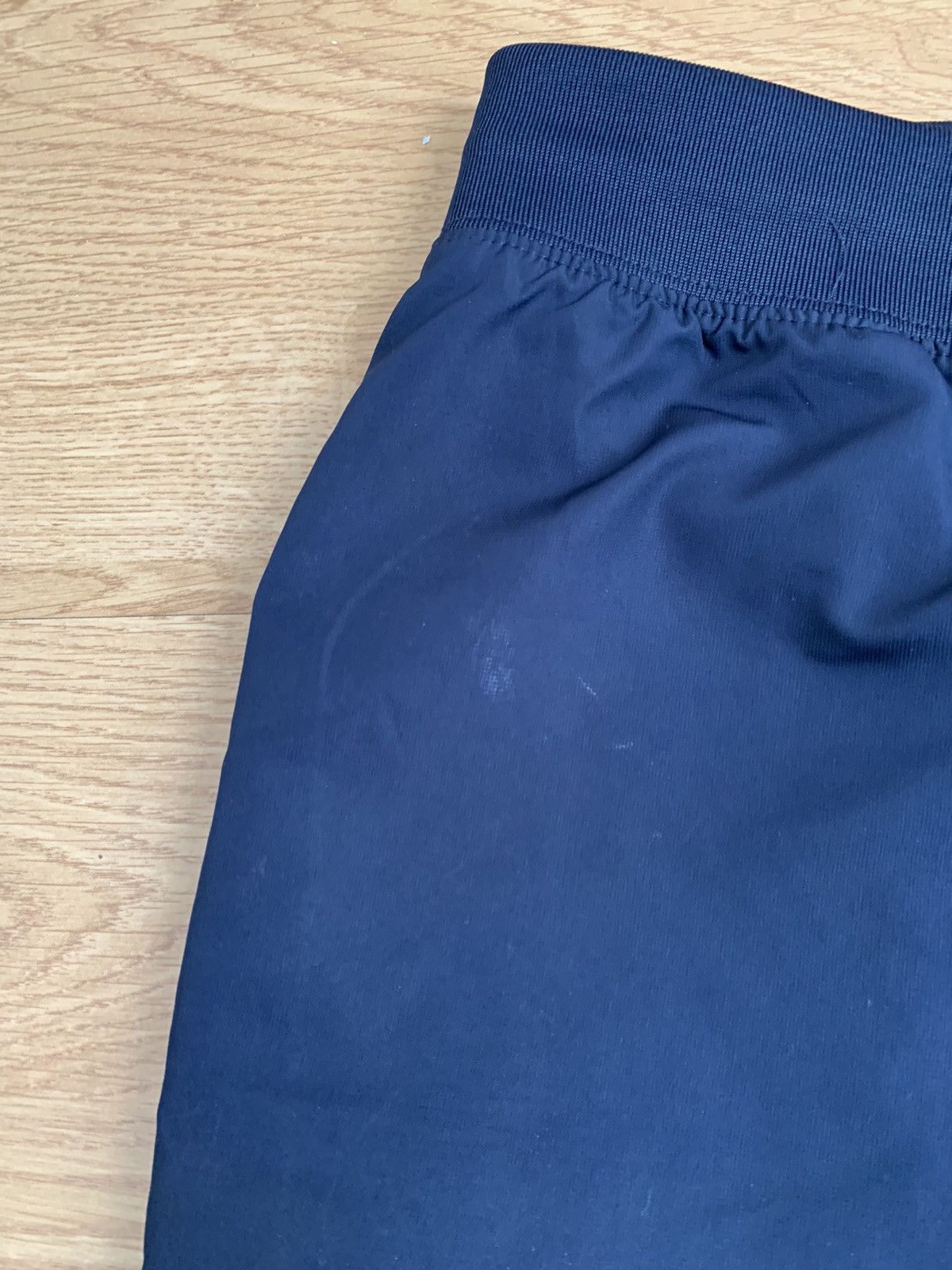 Nike × Vintage Vintage Nike Navy Track Pants Swoosh Drill Size US 32 / EU 48 - 4 Thumbnail