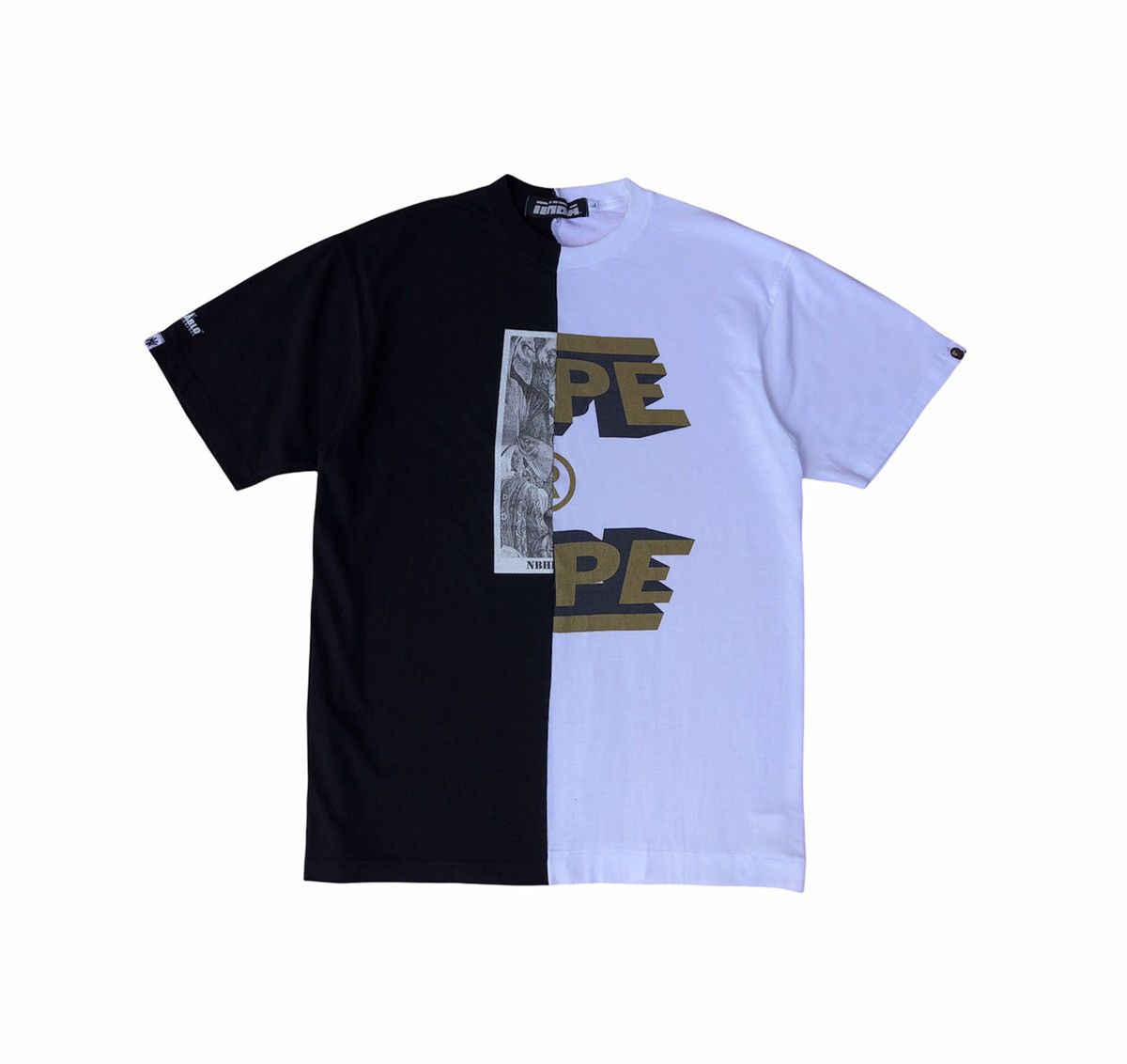 Bape × Neighborhood Bape x Neighbourhood Split Tee | Grailed