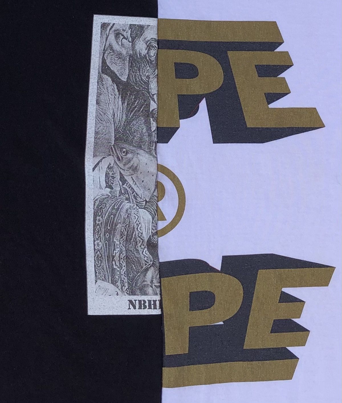 Bape × Neighborhood Bape x Neighbourhood Split Tee Size US L / EU 52-54 / 3 - 4 Thumbnail