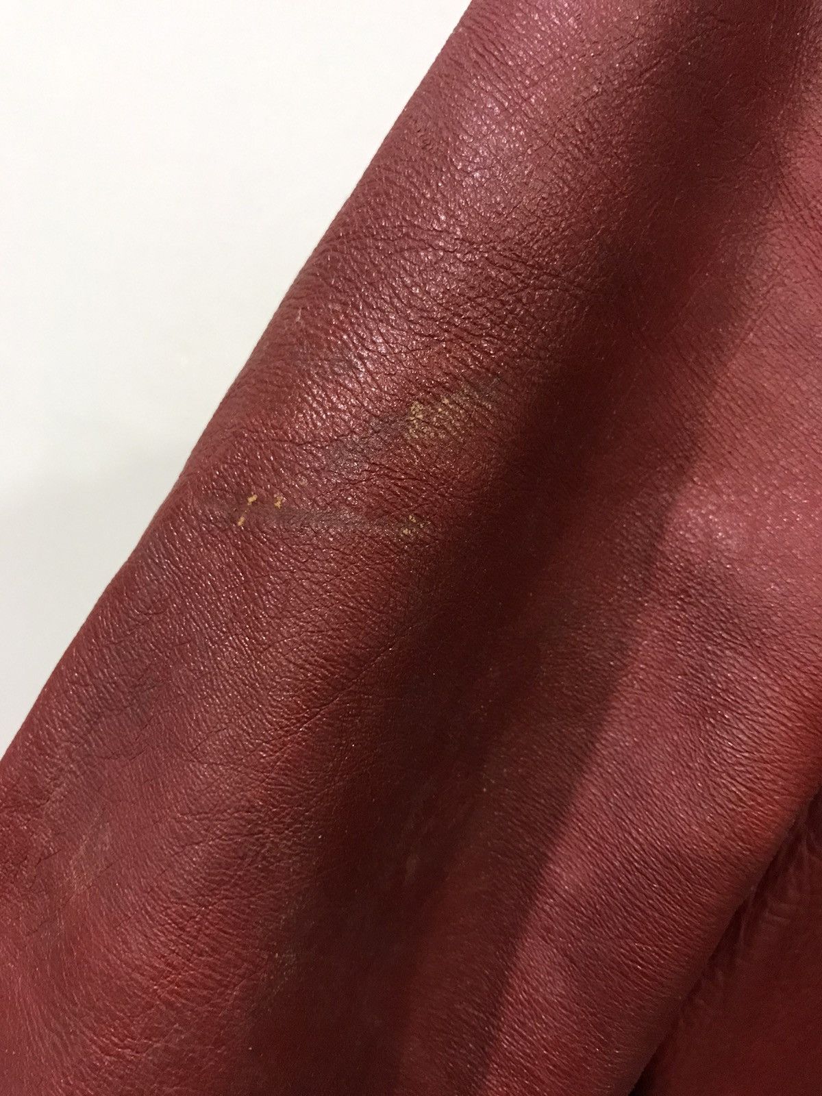 Genuine Leather × Vintage Albion Award Jacket USA Cowhide Red Genuine Leather Jacket Size US M / EU 48-50 / 2 - 9 Thumbnail