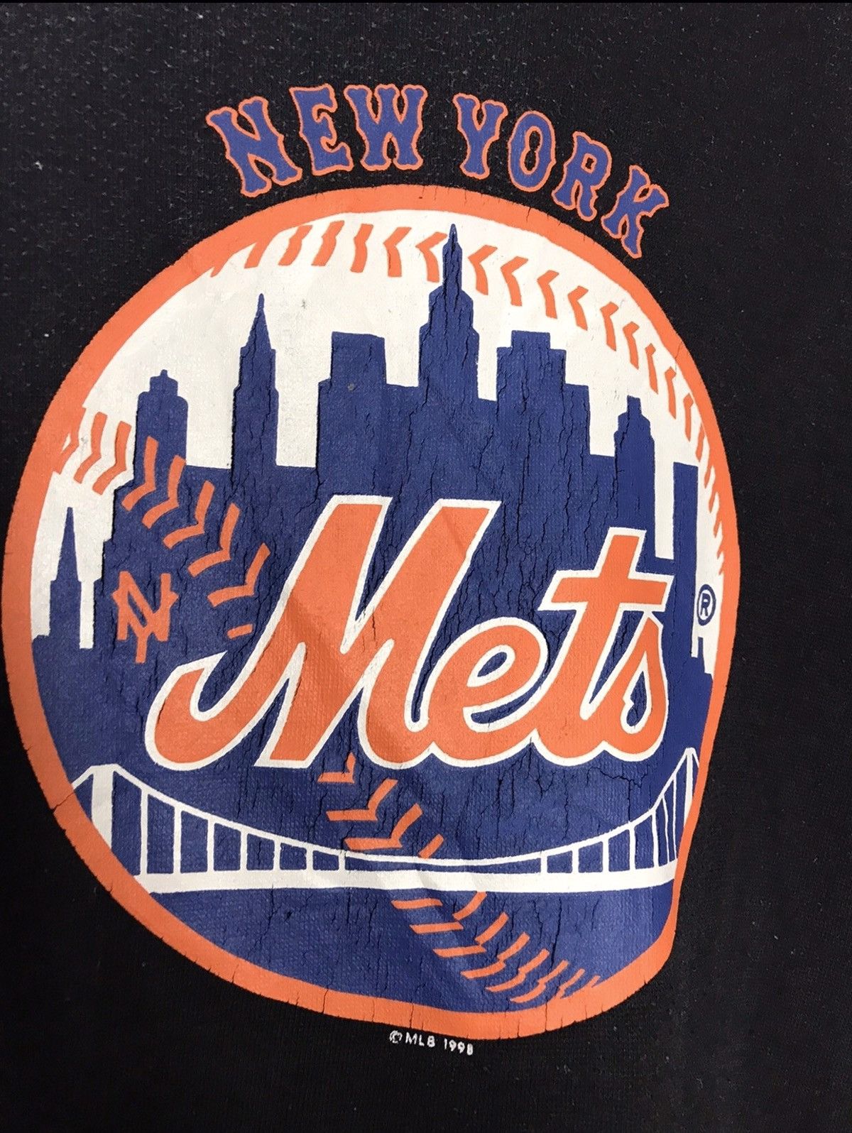 MLB × Vintage Vintage 90’s MLB NEW YORK Baseball Team Sweatshirt Size US L / EU 52-54 / 3 - 2 Thumbnail