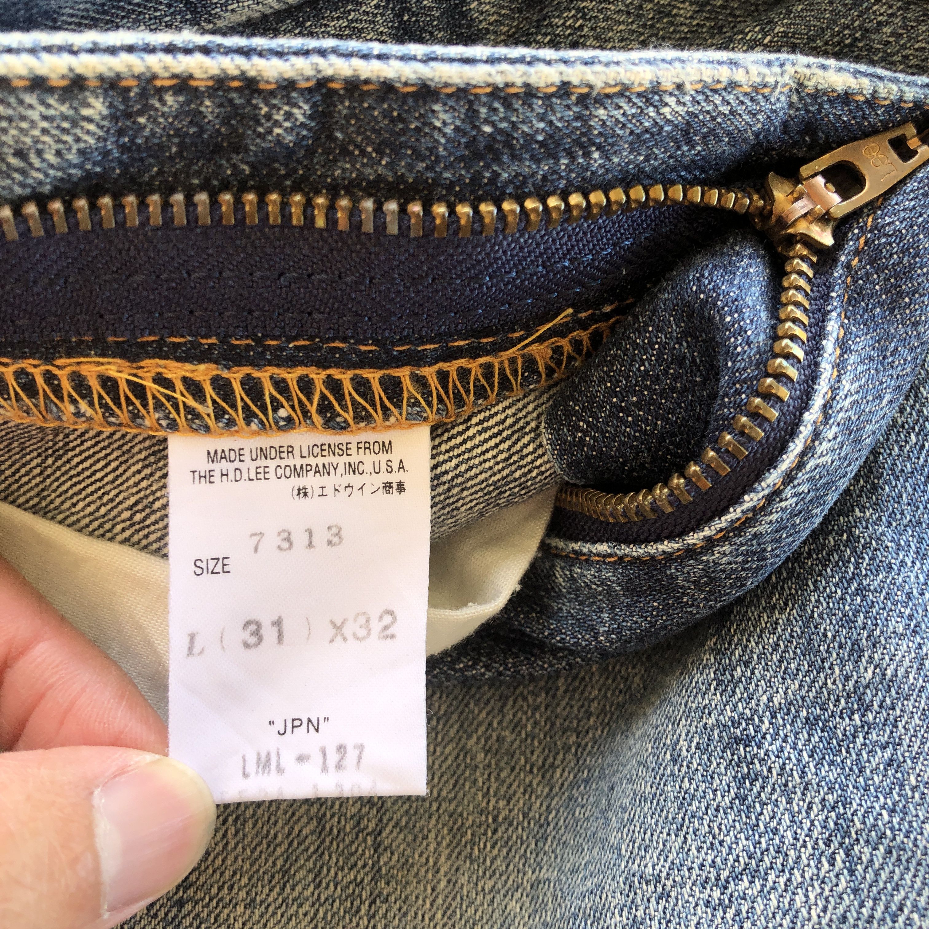 Lee Vintage Lee Jeans Lee Sanforized Denim Earth Tone Pants Size US 30 / EU 46 - 12 Thumbnail