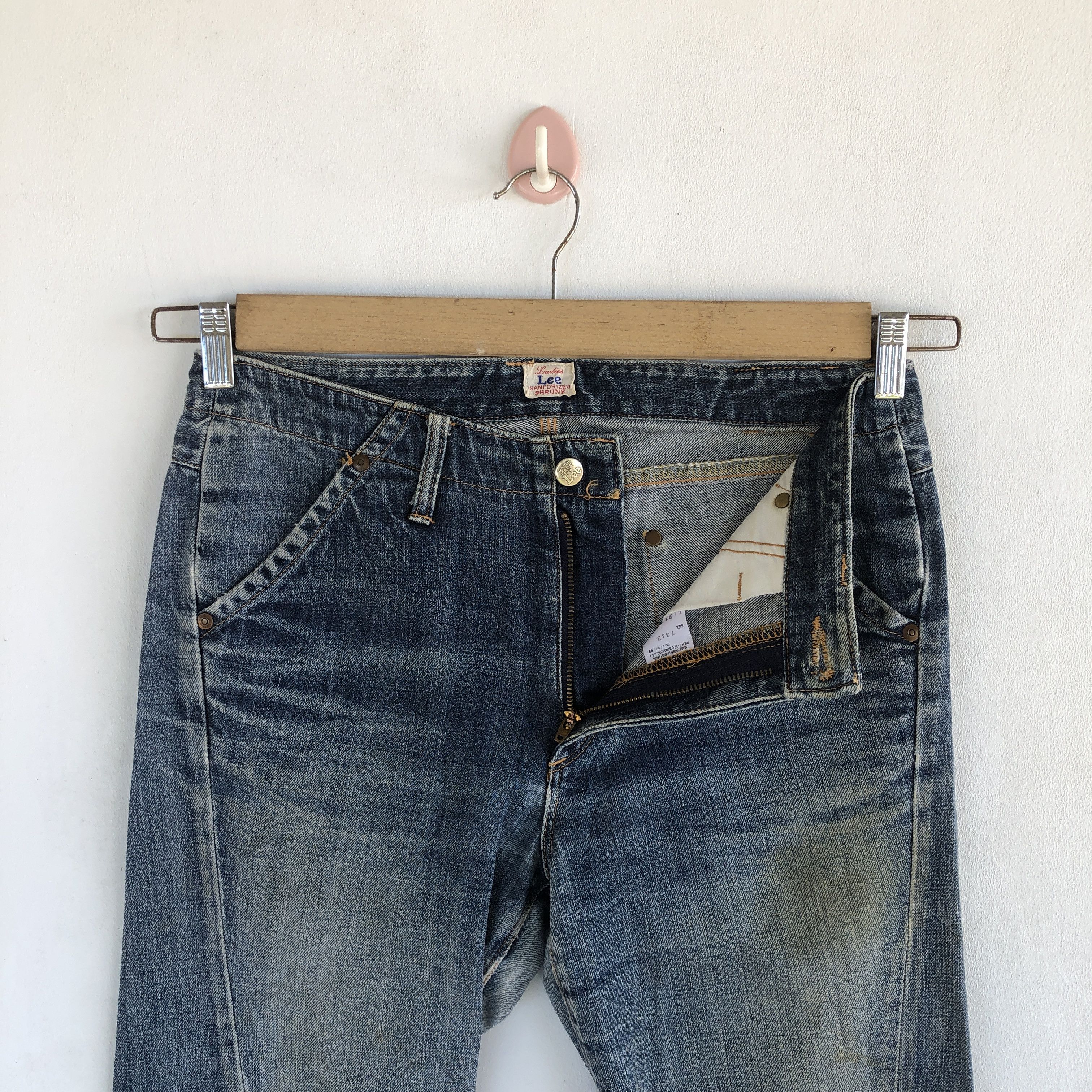 Lee Vintage Lee Jeans Lee Sanforized Denim Earth Tone Pants Size US 30 / EU 46 - 9 Thumbnail