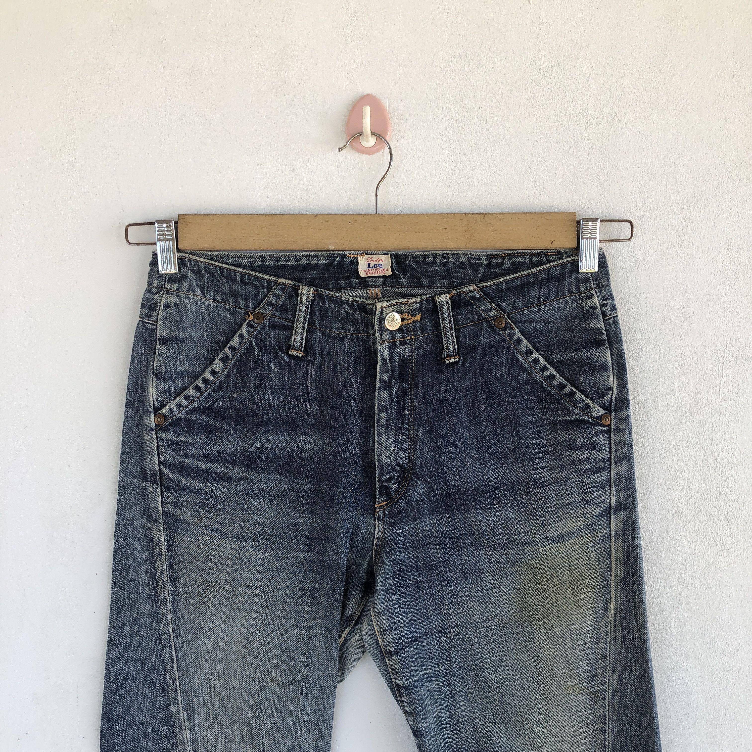 Lee Vintage Lee Jeans Lee Sanforized Denim Earth Tone Pants Size US 30 / EU 46 - 3 Thumbnail