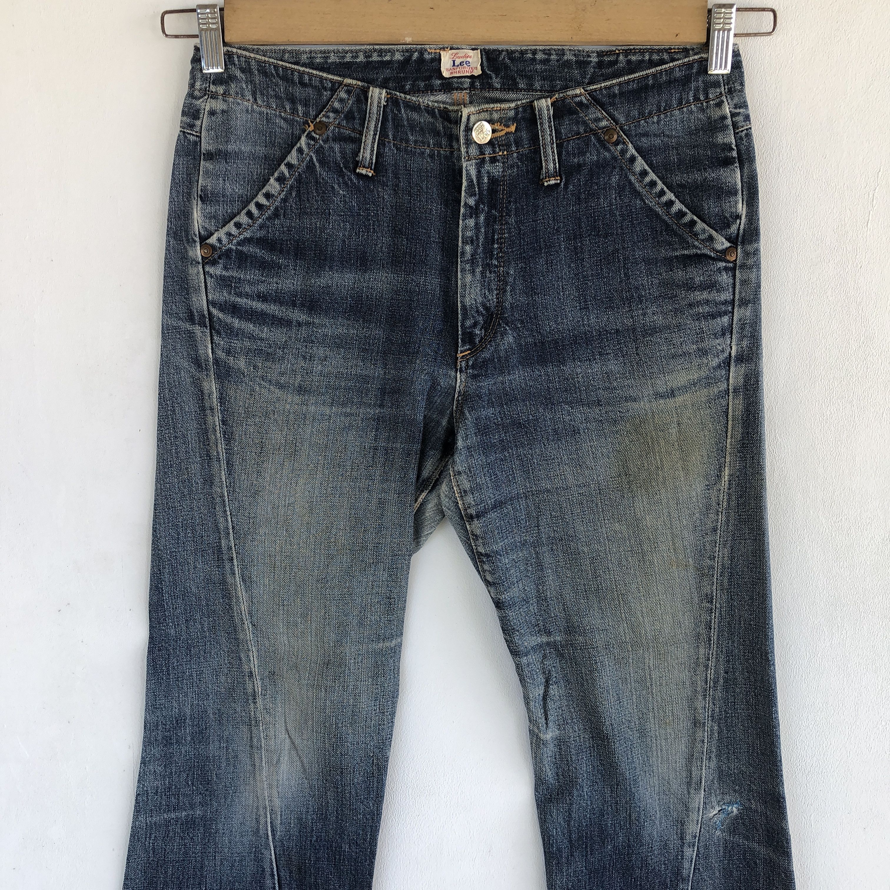 Lee Vintage Lee Jeans Lee Sanforized Denim Earth Tone Pants Size US 30 / EU 46 - 5 Thumbnail