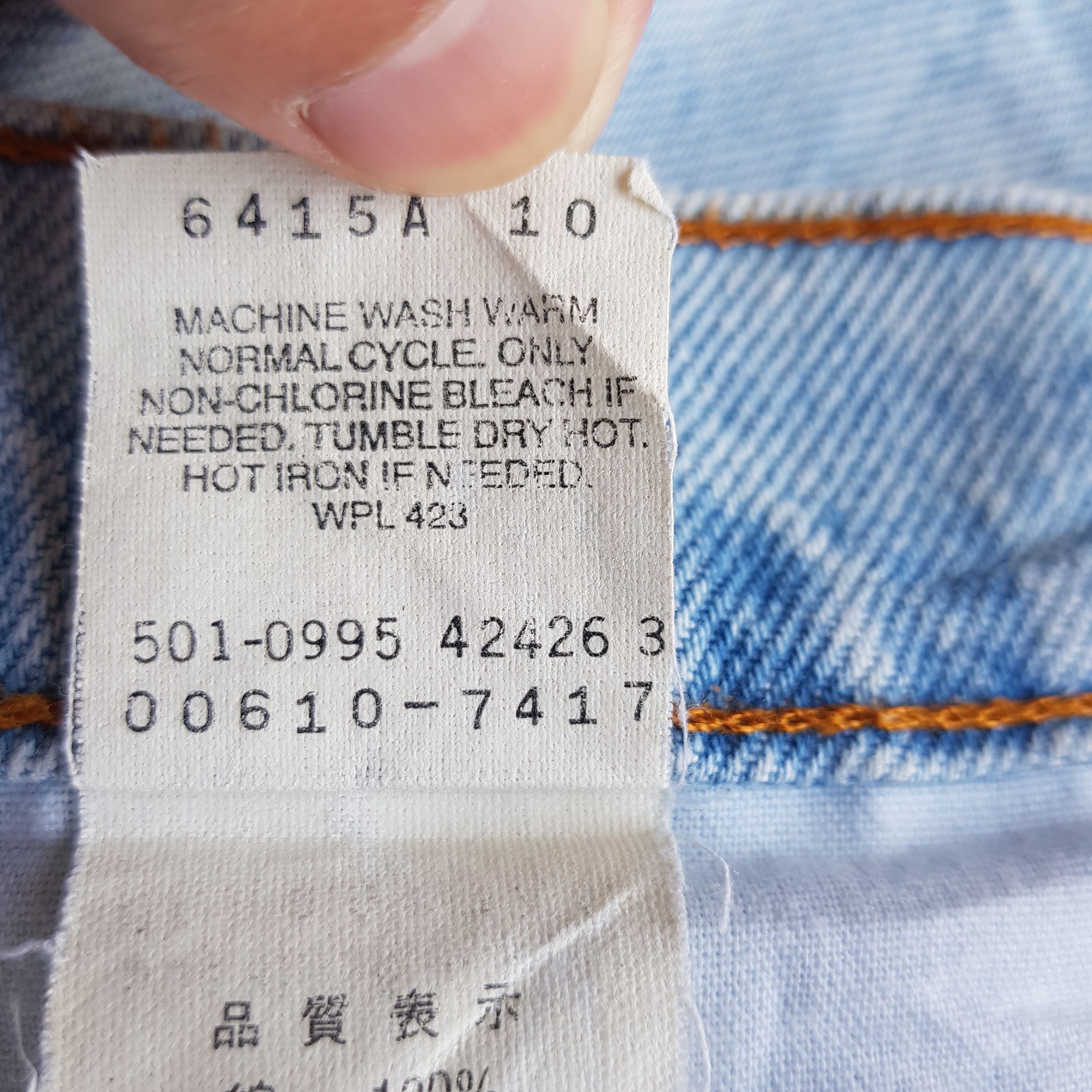 Levi's Vintage Levis Sun Faded Jeans Levi's 610 Light Wash Denim Size US 30 / EU 46 - 11 Thumbnail
