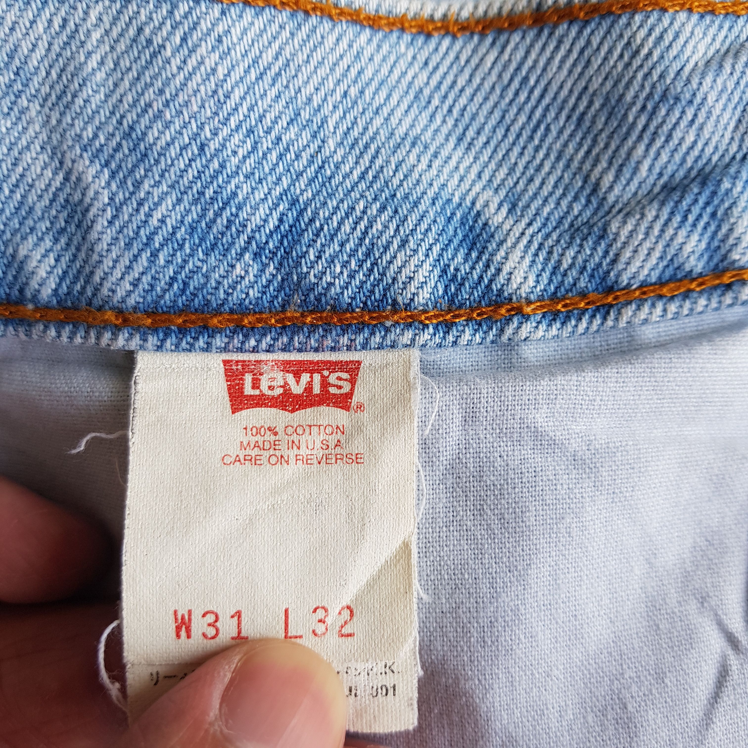 Levi's Vintage Levis Sun Faded Jeans Levi's 610 Light Wash Denim Size US 30 / EU 46 - 10 Thumbnail