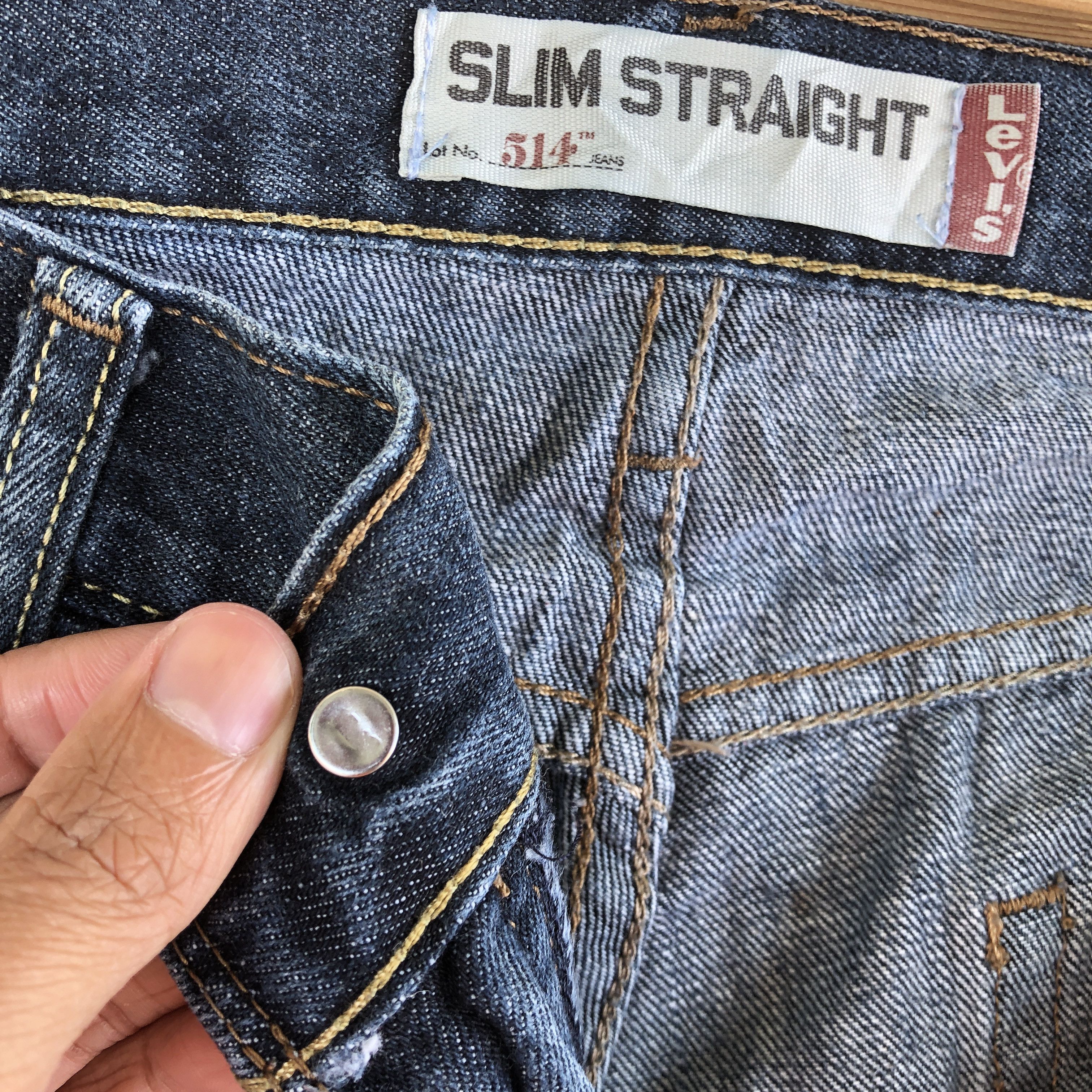 Levi's Vintage Levis Jeans Slim Straight Levi's 514 Denim Pants Size US 34 / EU 50 - 9 Thumbnail
