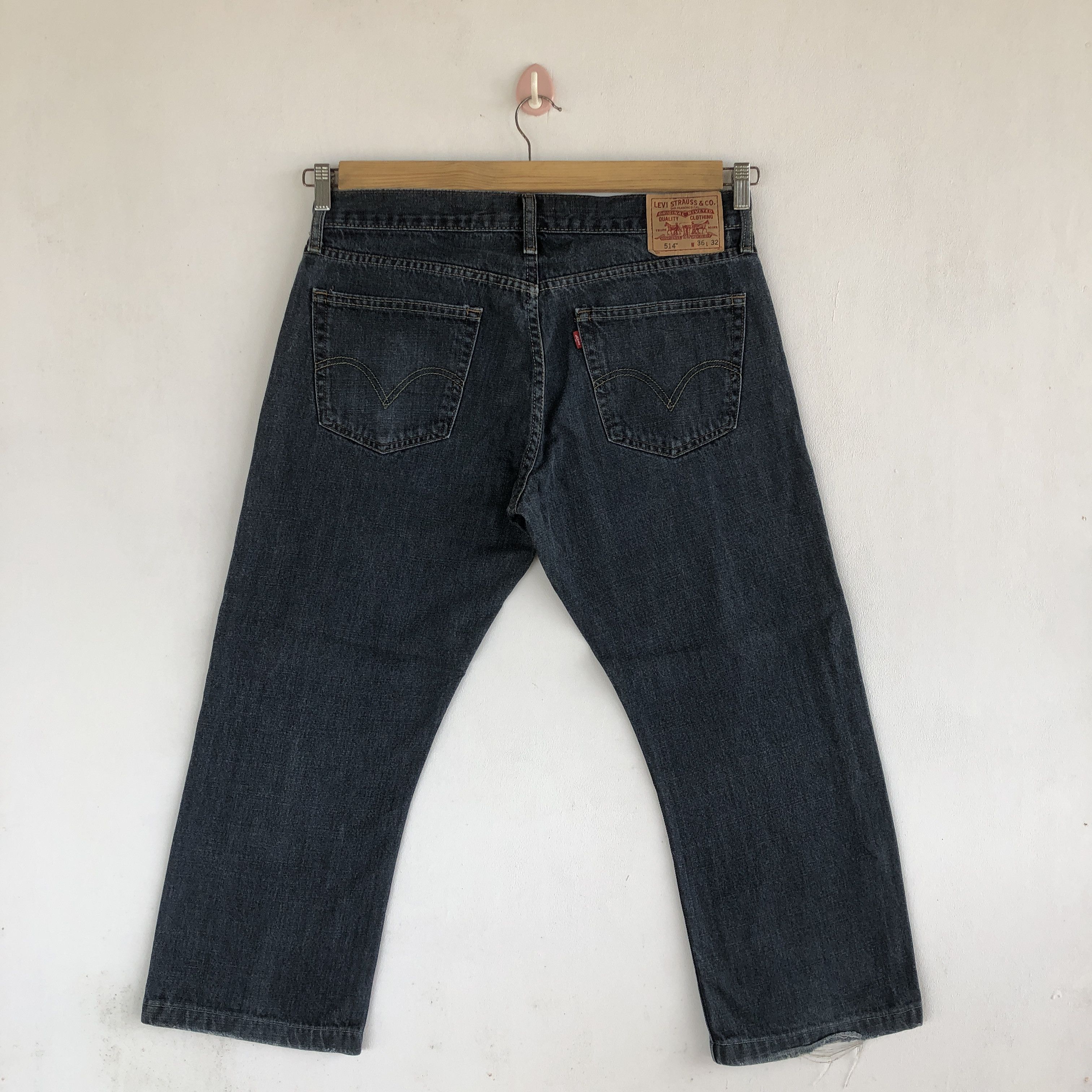 Levi's Vintage Levis Jeans Slim Straight Levi's 514 Denim Pants Size US 34 / EU 50 - 2 Thumbnail