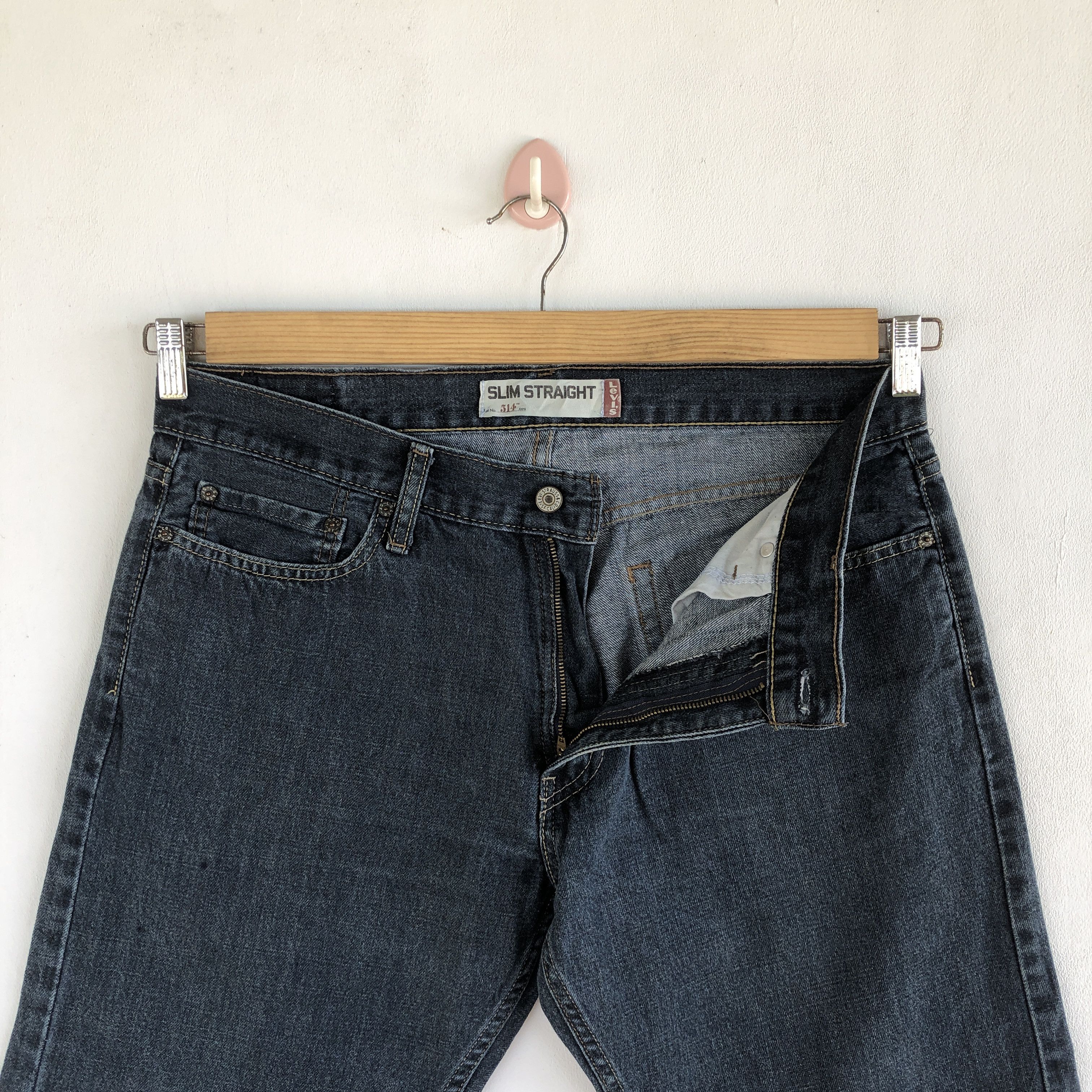 Levi's Vintage Levis Jeans Slim Straight Levi's 514 Denim Pants Size US 34 / EU 50 - 8 Thumbnail