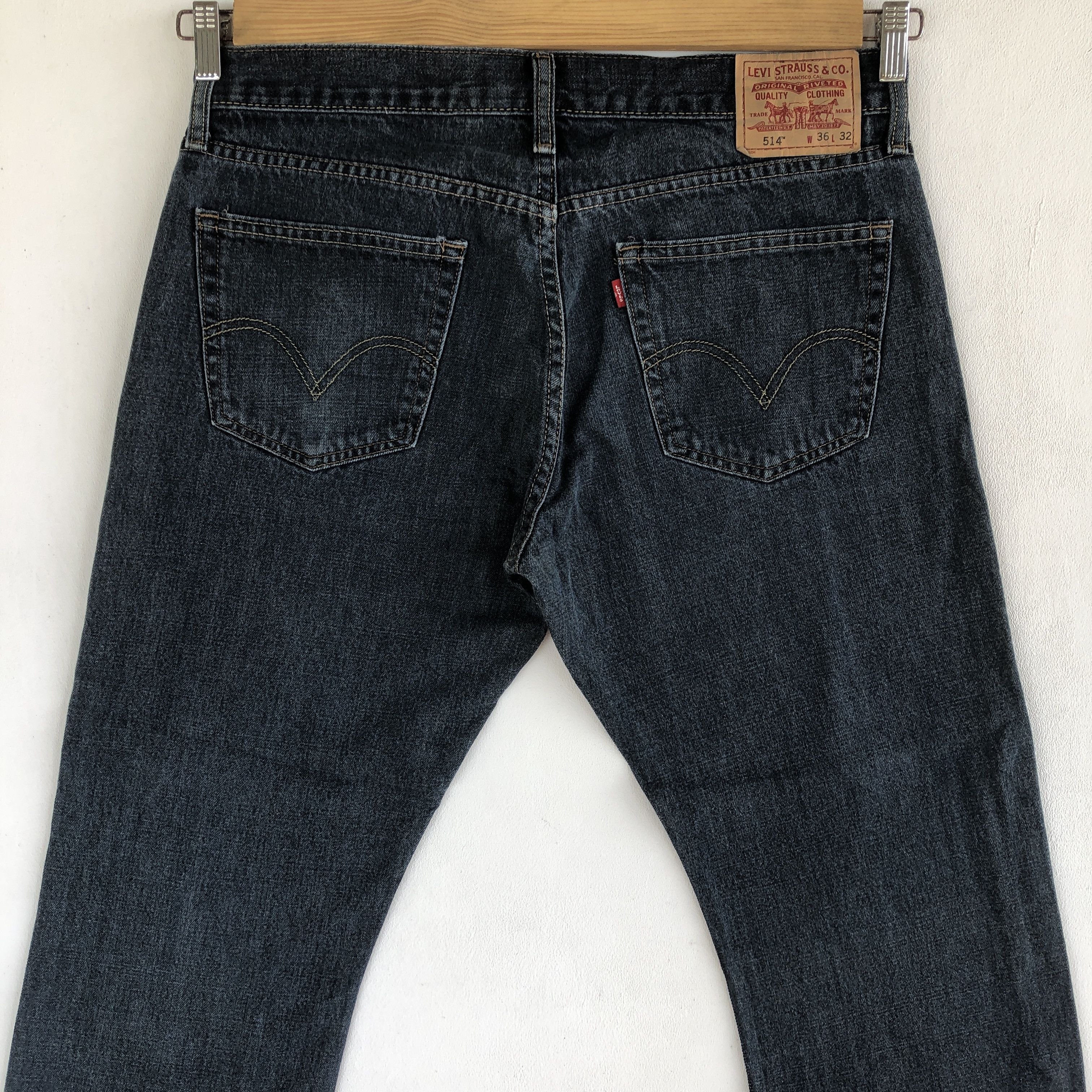 Levi's Vintage Levis Jeans Slim Straight Levi's 514 Denim Pants Size US 34 / EU 50 - 6 Thumbnail