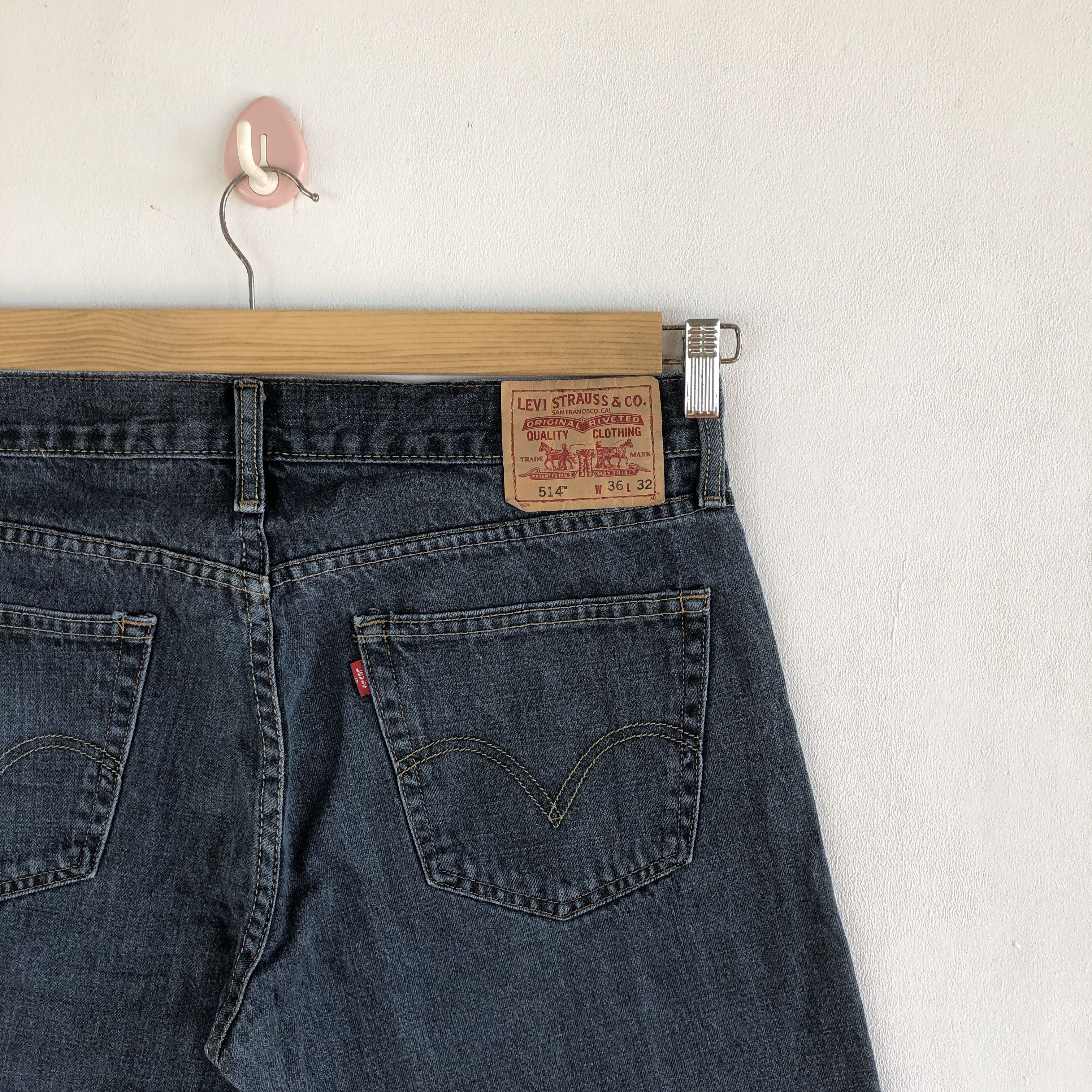 Levi's Vintage Levis Jeans Slim Straight Levi's 514 Denim Pants Size US 34 / EU 50 - 7 Thumbnail