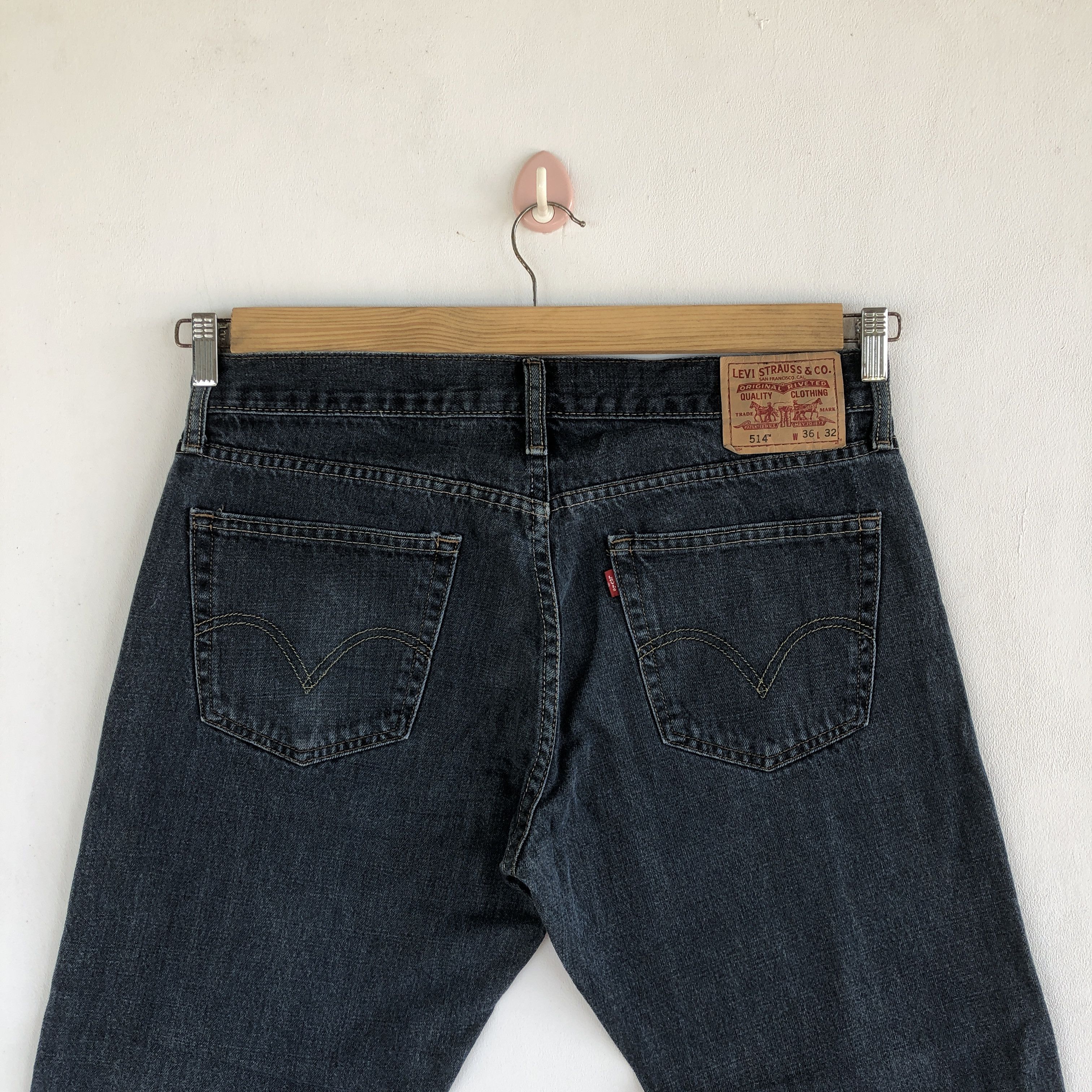 Levi's Vintage Levis Jeans Slim Straight Levi's 514 Denim Pants Size US 34 / EU 50 - 4 Thumbnail