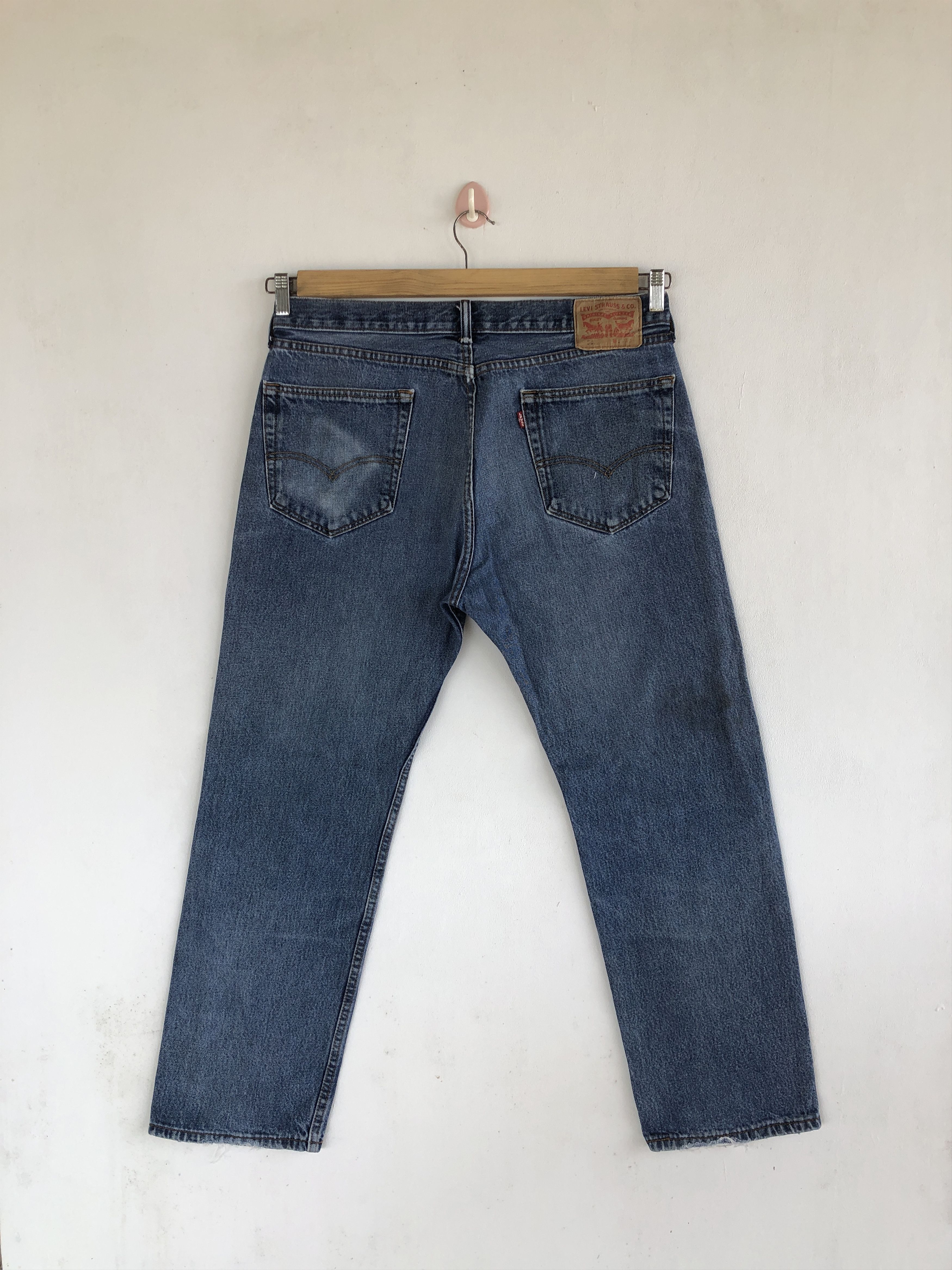 Levi's Vintage Levis 505 Stone Wash Jeans Levi's Sun Faded Denim Size US 34 / EU 50 - 2 Thumbnail