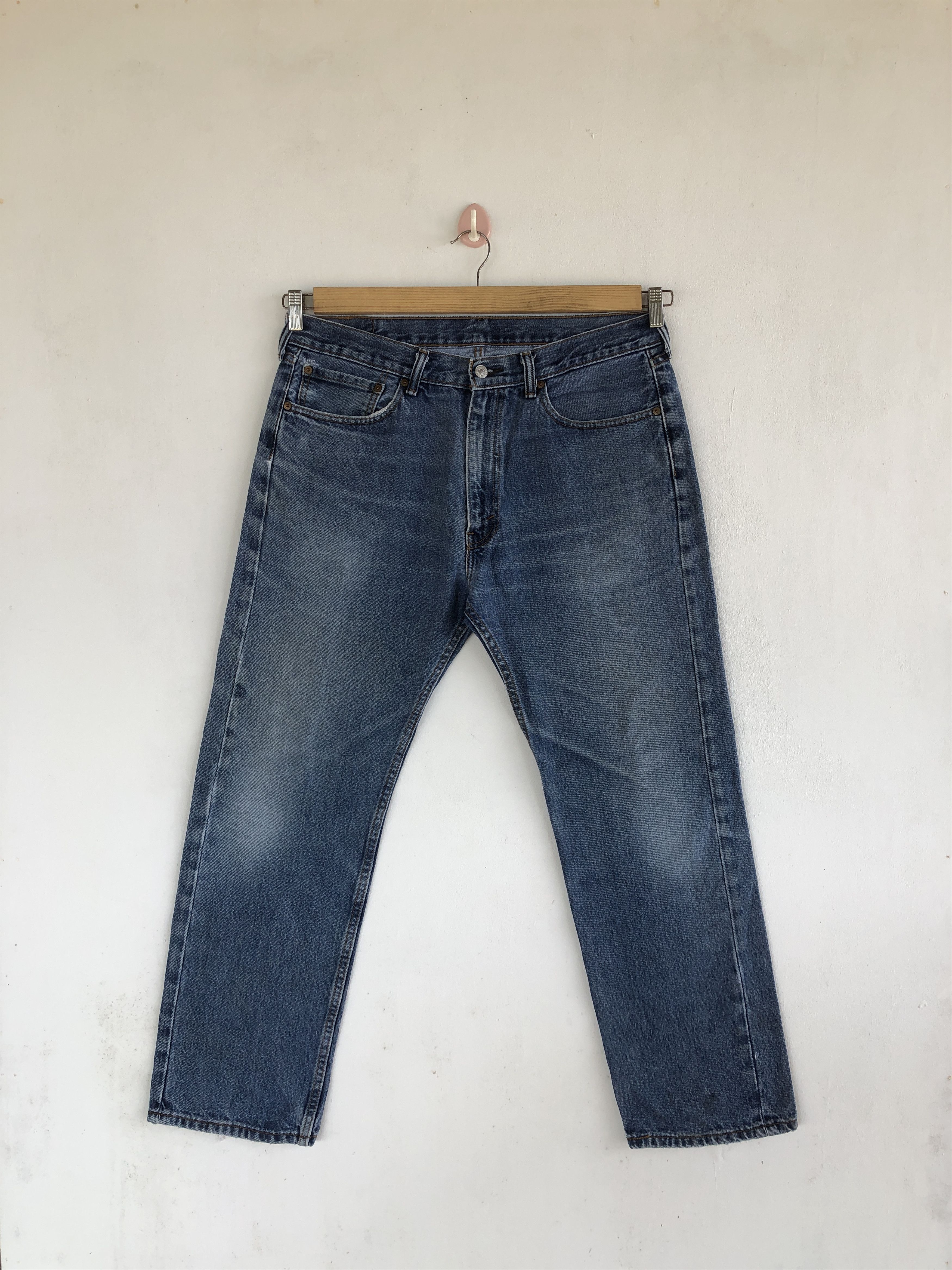 Levi's Vintage Levis 505 Stone Wash Jeans Levi's Sun Faded Denim Size US 34 / EU 50 - 1 Thumbnail