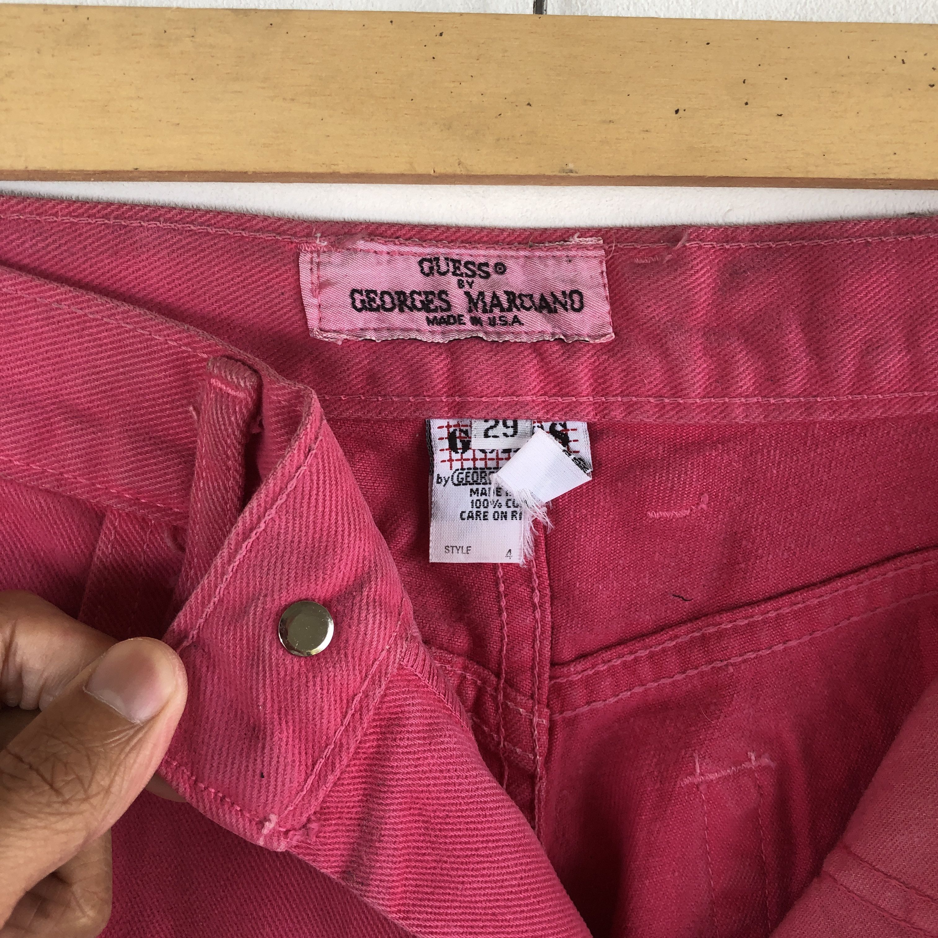 Guess Vintage Guess Jeans Baggy Guess Faded Pink 56789 Size 26" / US 2 / IT 38 - 9 Thumbnail