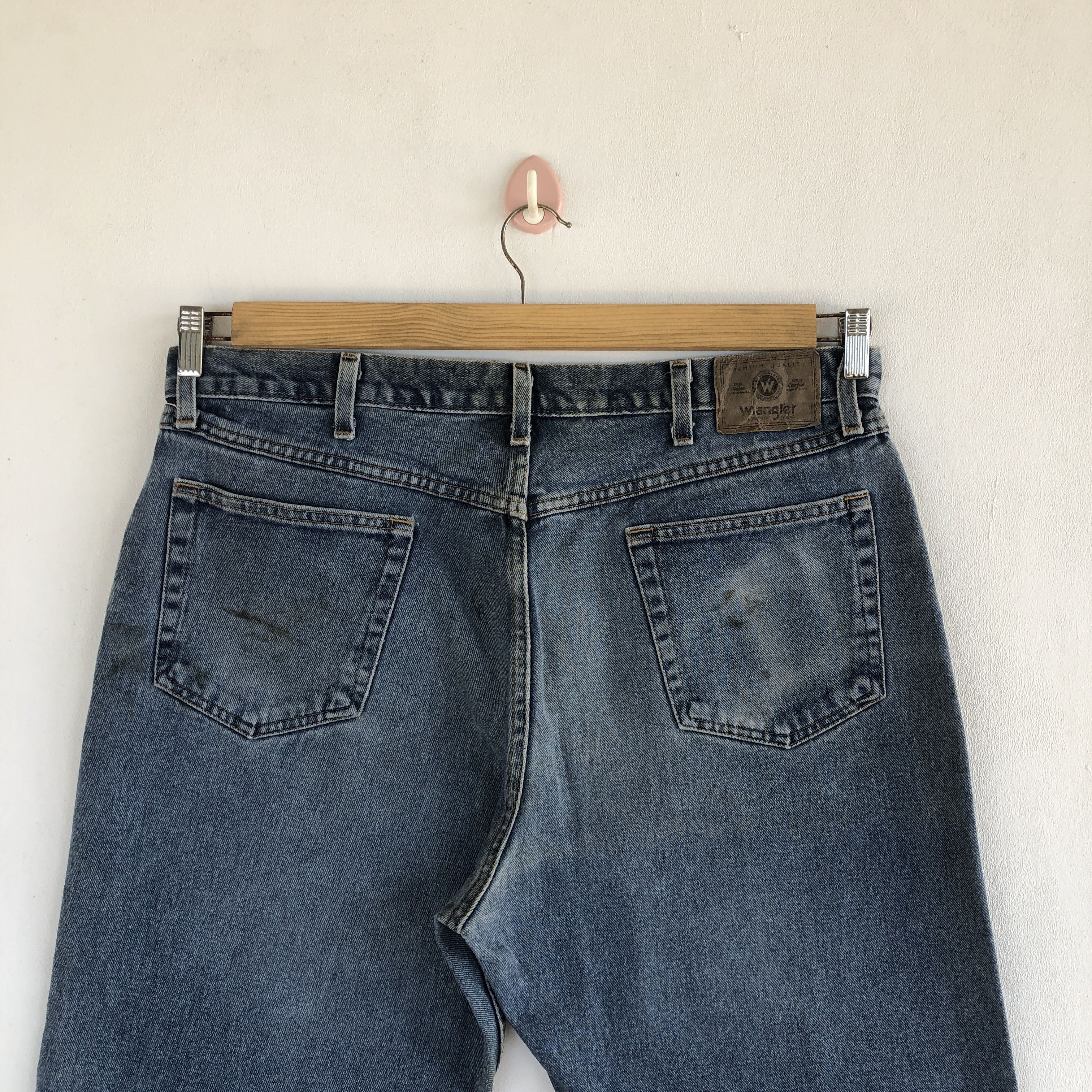 Wrangler Vintage Wrangler Jeans Dirty Wrangler Stonewash Denim Size US 36 / EU 52 - 6 Thumbnail