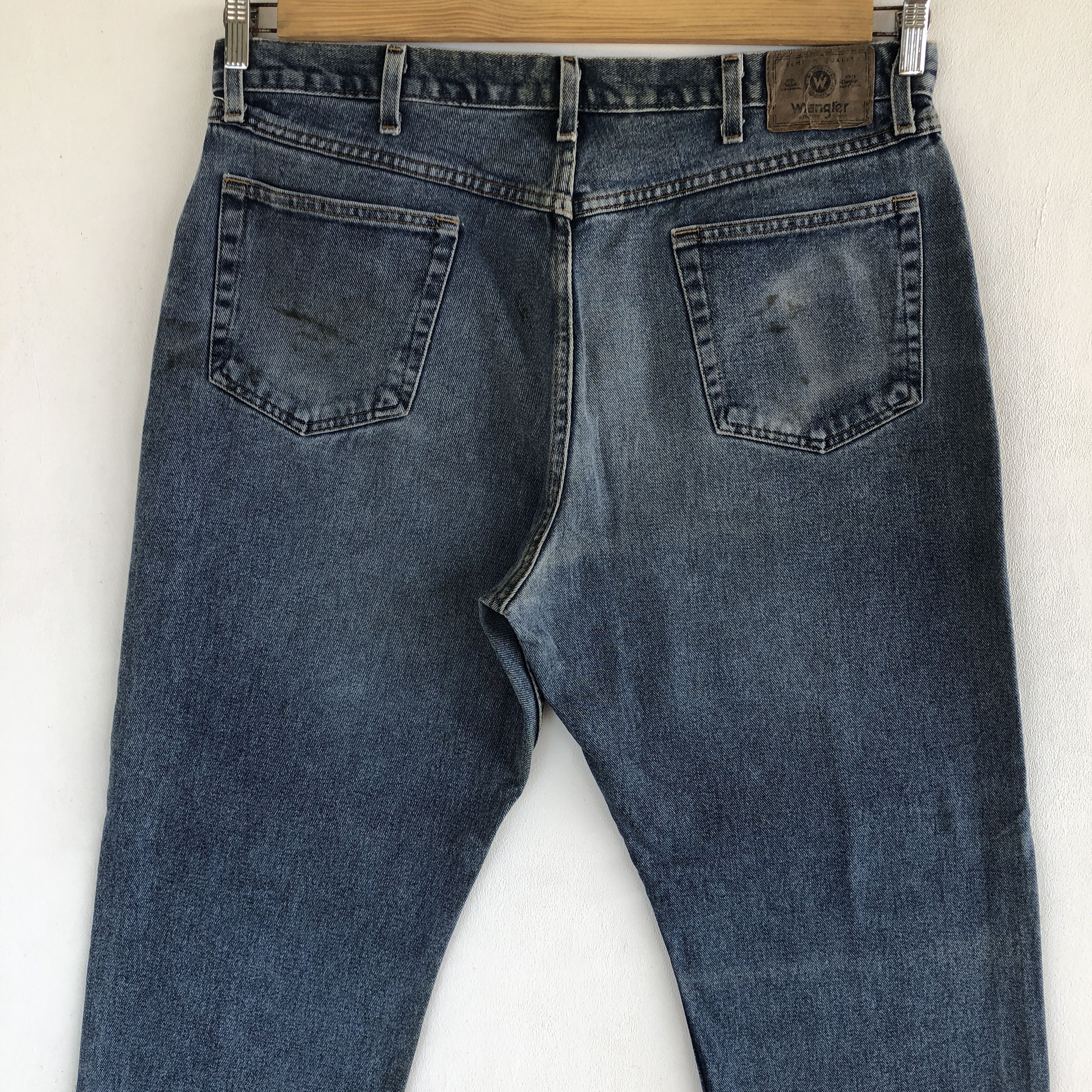 Wrangler Vintage Wrangler Jeans Dirty Wrangler Stonewash Denim Size US 36 / EU 52 - 4 Thumbnail