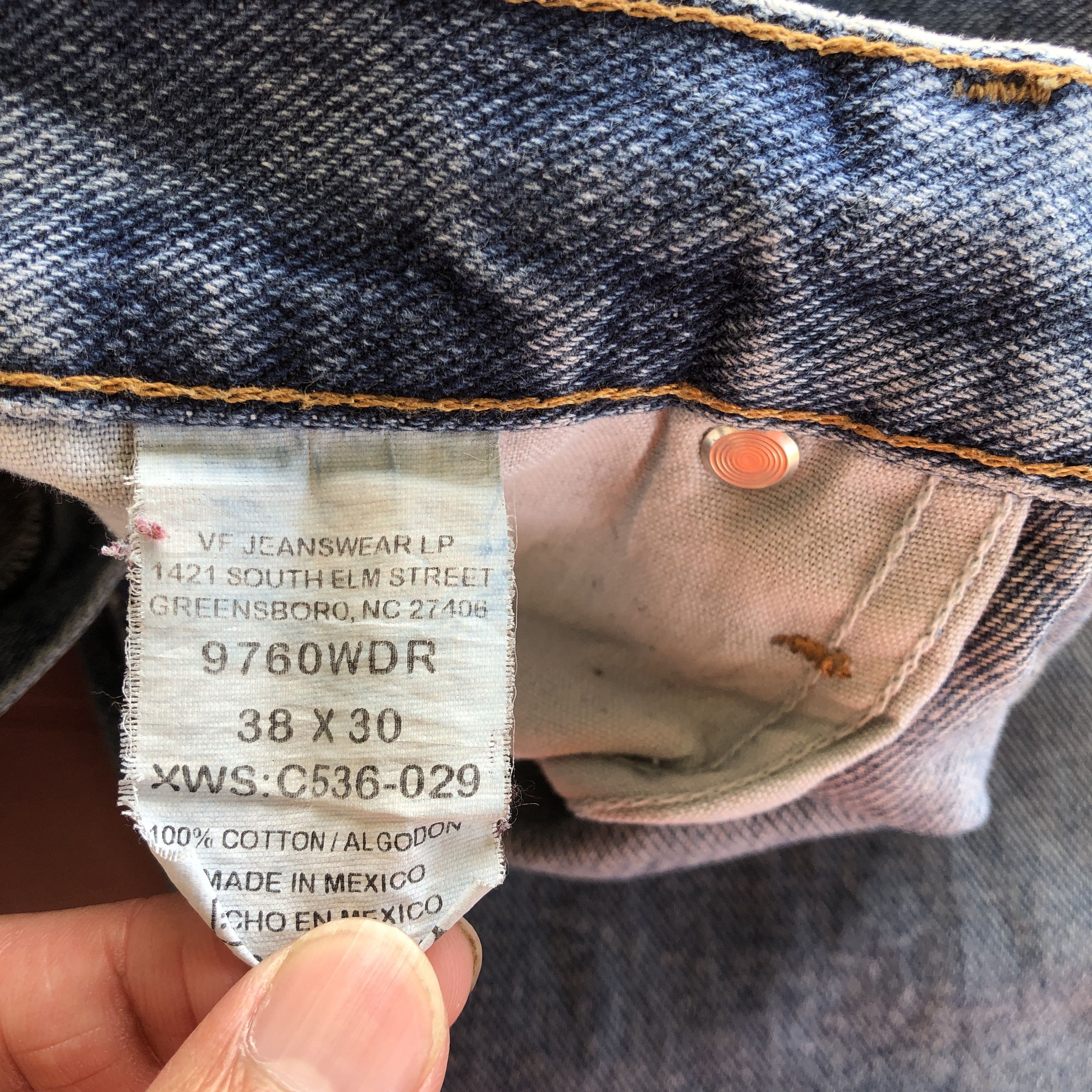 Wrangler Vintage Wrangler Jeans Dirty Wrangler Stonewash Denim Size US 36 / EU 52 - 10 Thumbnail