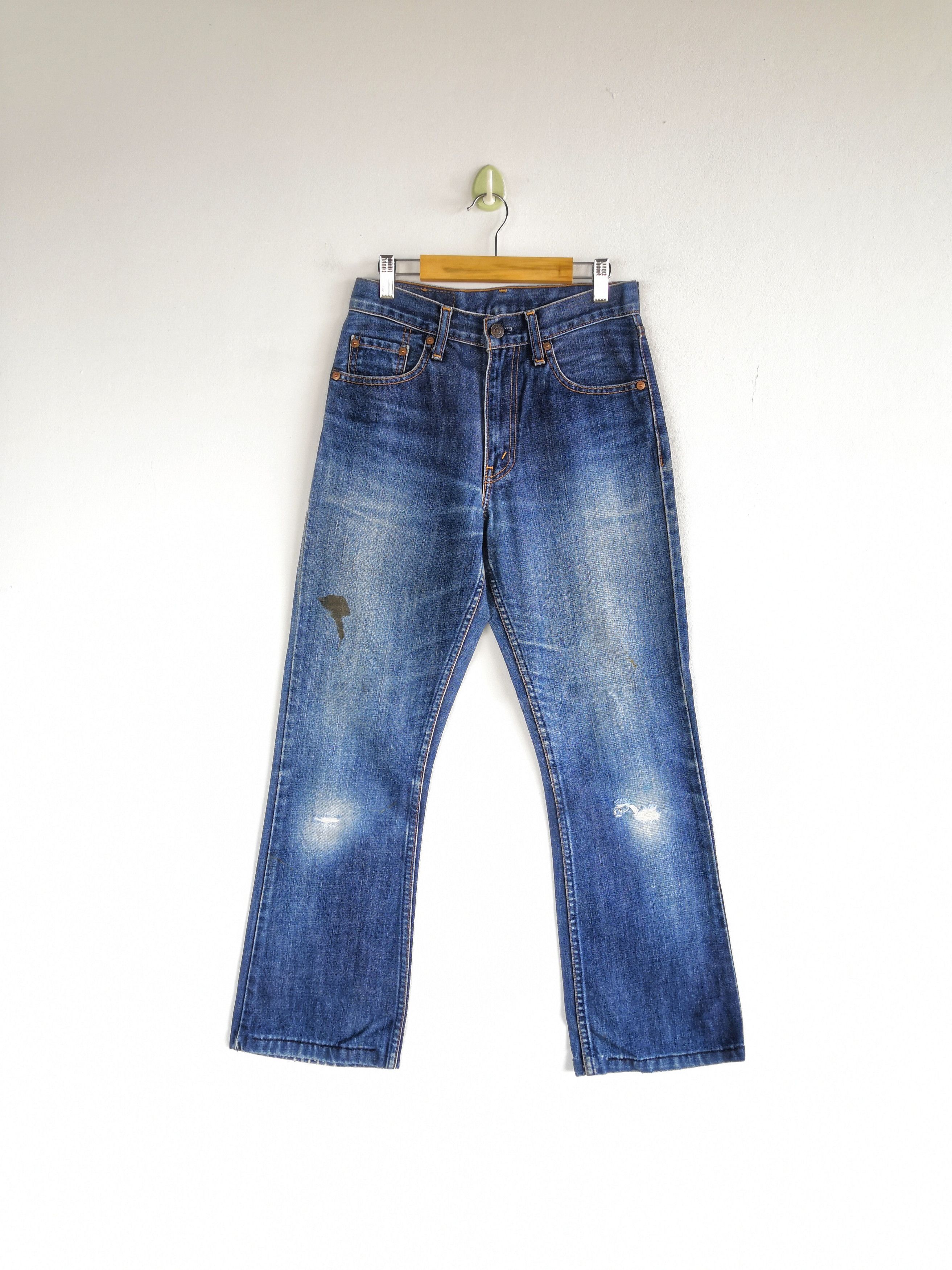 Levi's Vintage Levis Distressed Bootcut Jeans Levi's Flared Denim Size 24" / US 00 / IT 34 - 1 Thumbnail