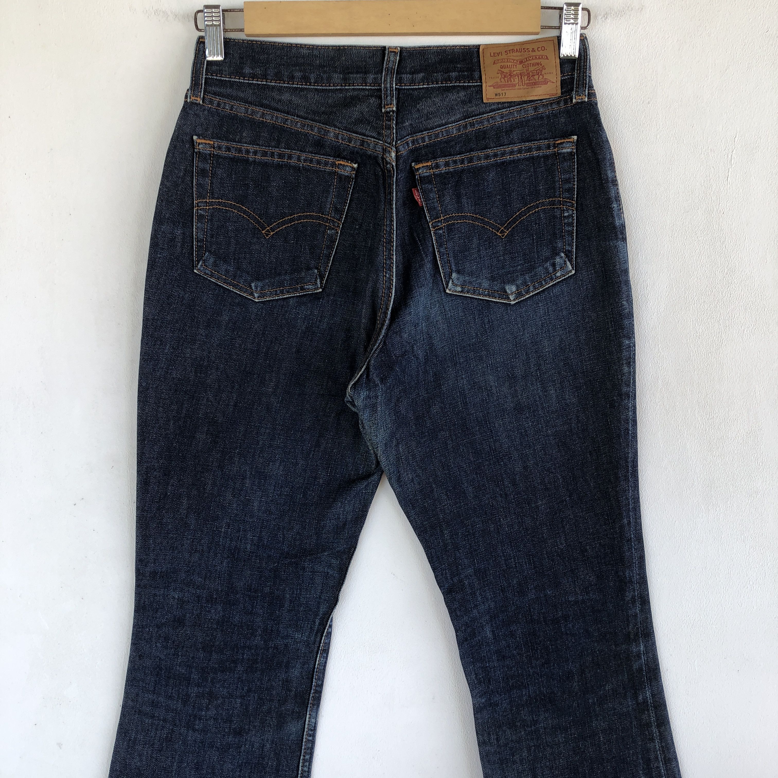 Levi's Vintage Levis 517 Flare Jeans Bootcut Levi's Wide Leg Denim Size 26" / US 2 / IT 38 - 6 Thumbnail