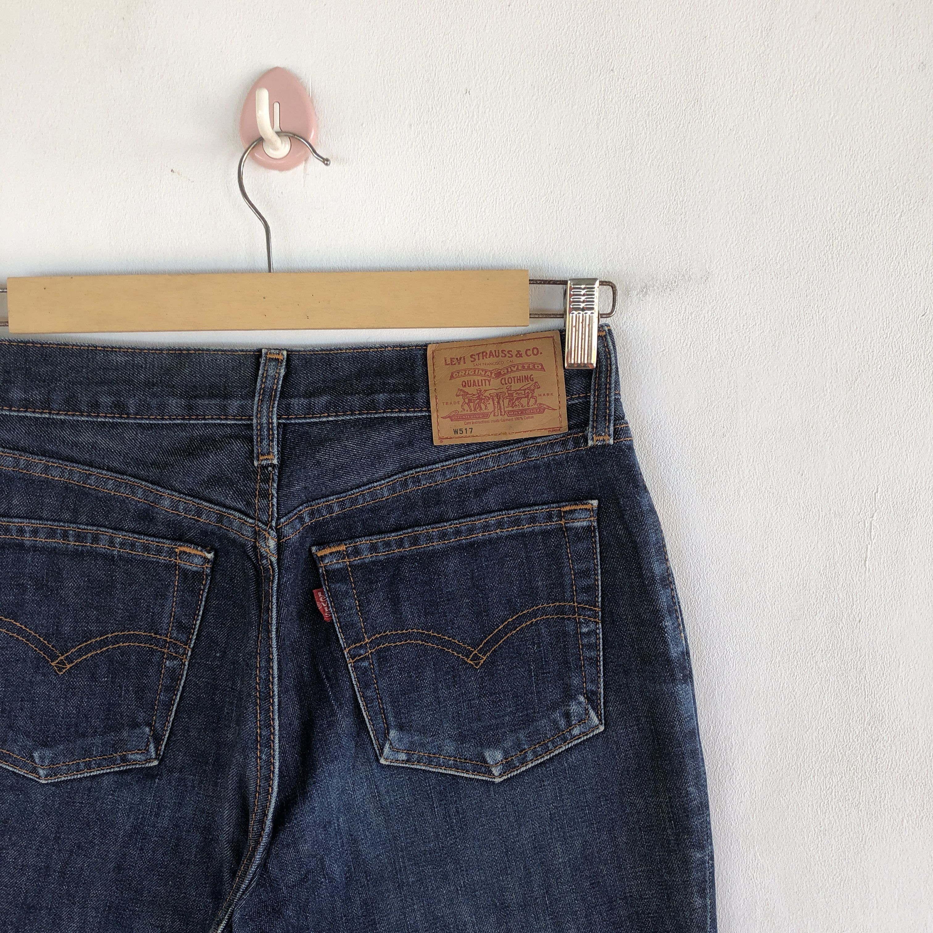 Levi's Vintage Levis 517 Flare Jeans Bootcut Levi's Wide Leg Denim Size 26" / US 2 / IT 38 - 7 Thumbnail