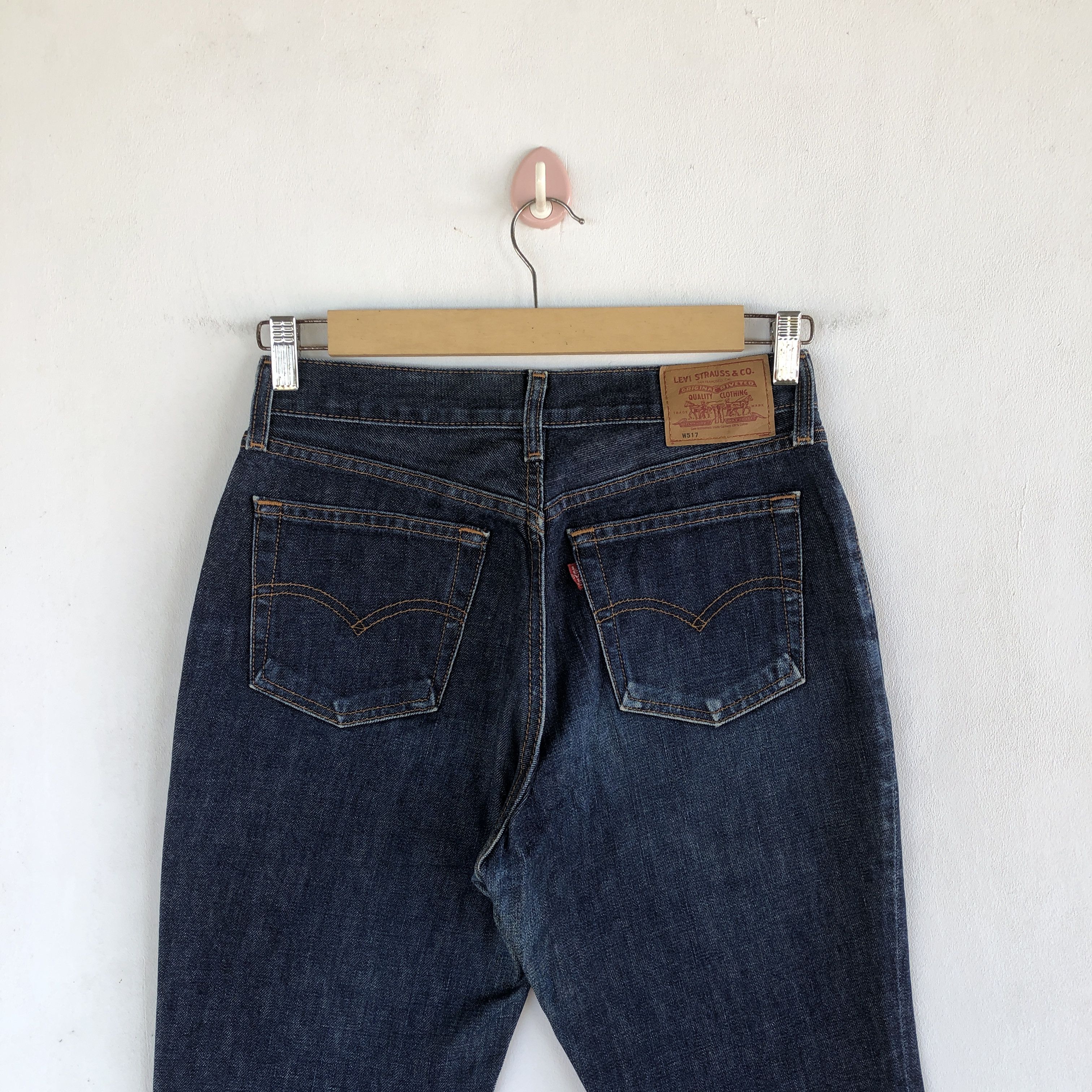 Levi's Vintage Levis 517 Flare Jeans Bootcut Levi's Wide Leg Denim Size 26" / US 2 / IT 38 - 4 Thumbnail